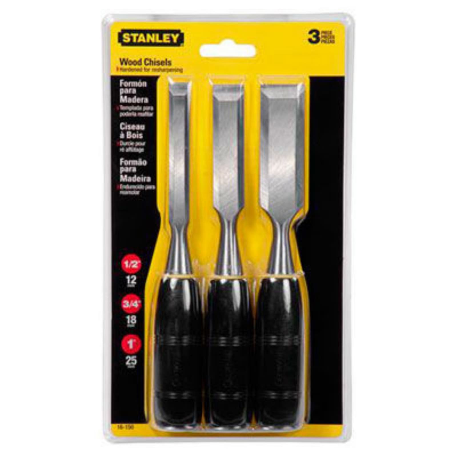 150 Series Short Blade Wood Chisel Set by Stanley at Fleet Farm