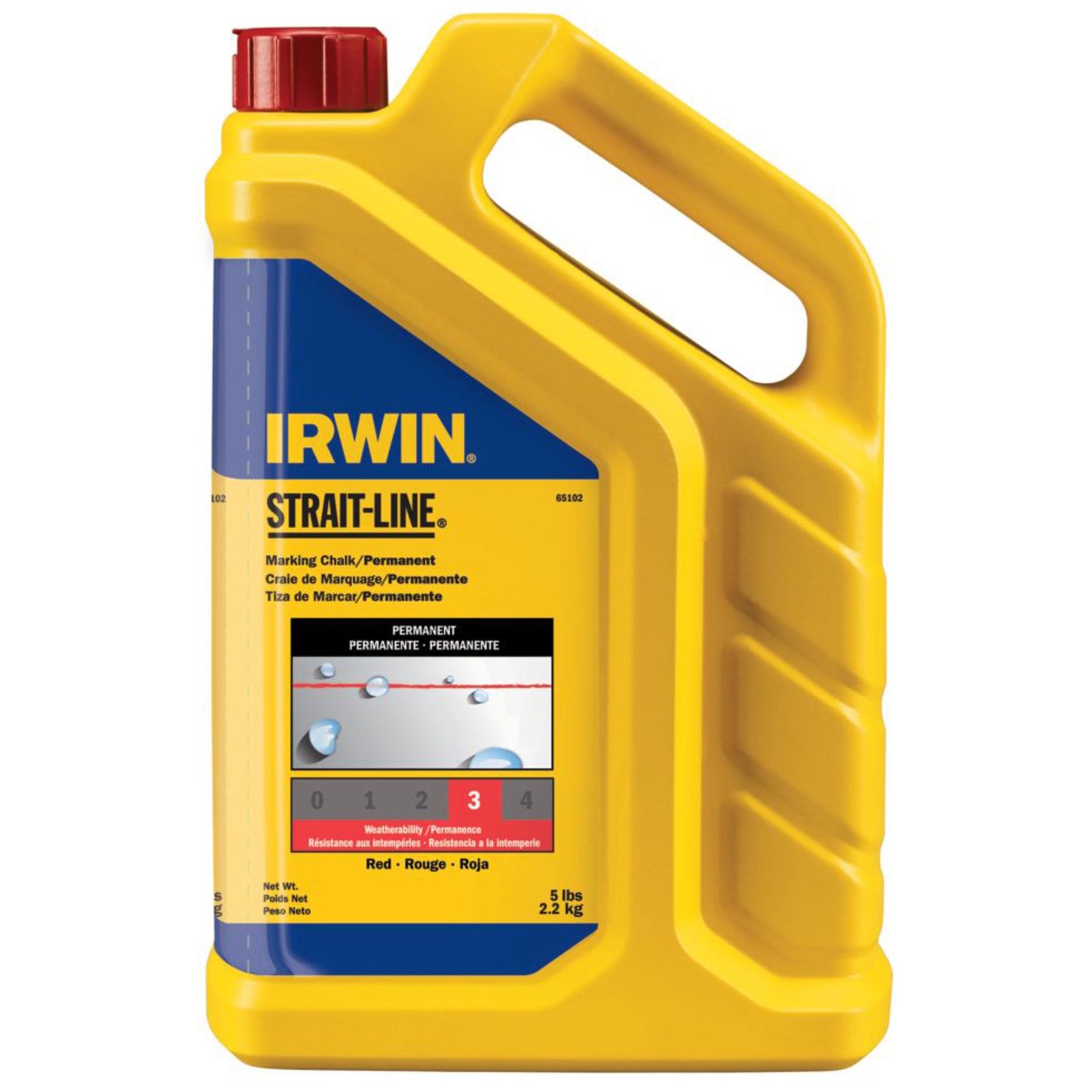 Strait-Line 5 Lb. Red Chalk by IRWIN at Fleet Farm