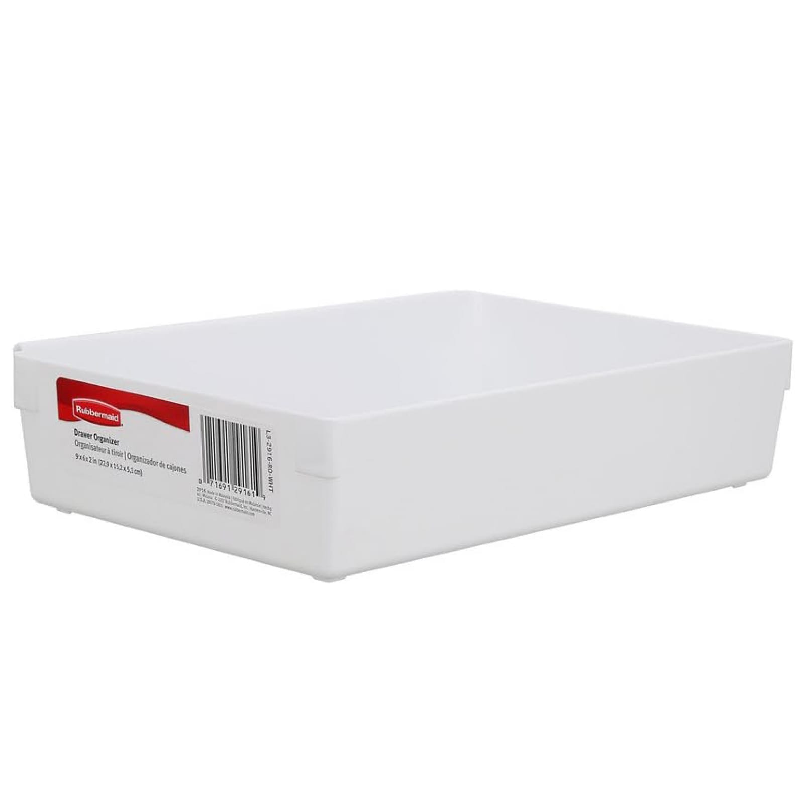 White Drawer Organizer Bin - 15x6 by Rubbermaid at Fleet Farm