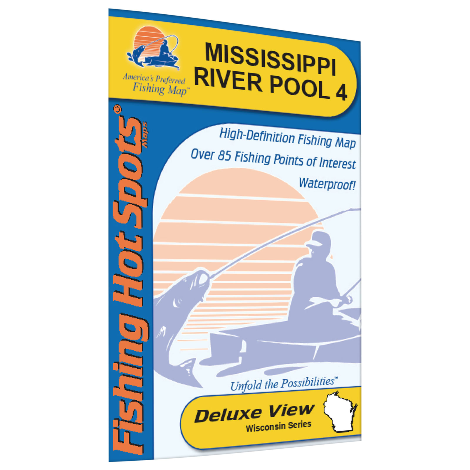Fishing Hot Spots Mississippi River Pool 4 Map
