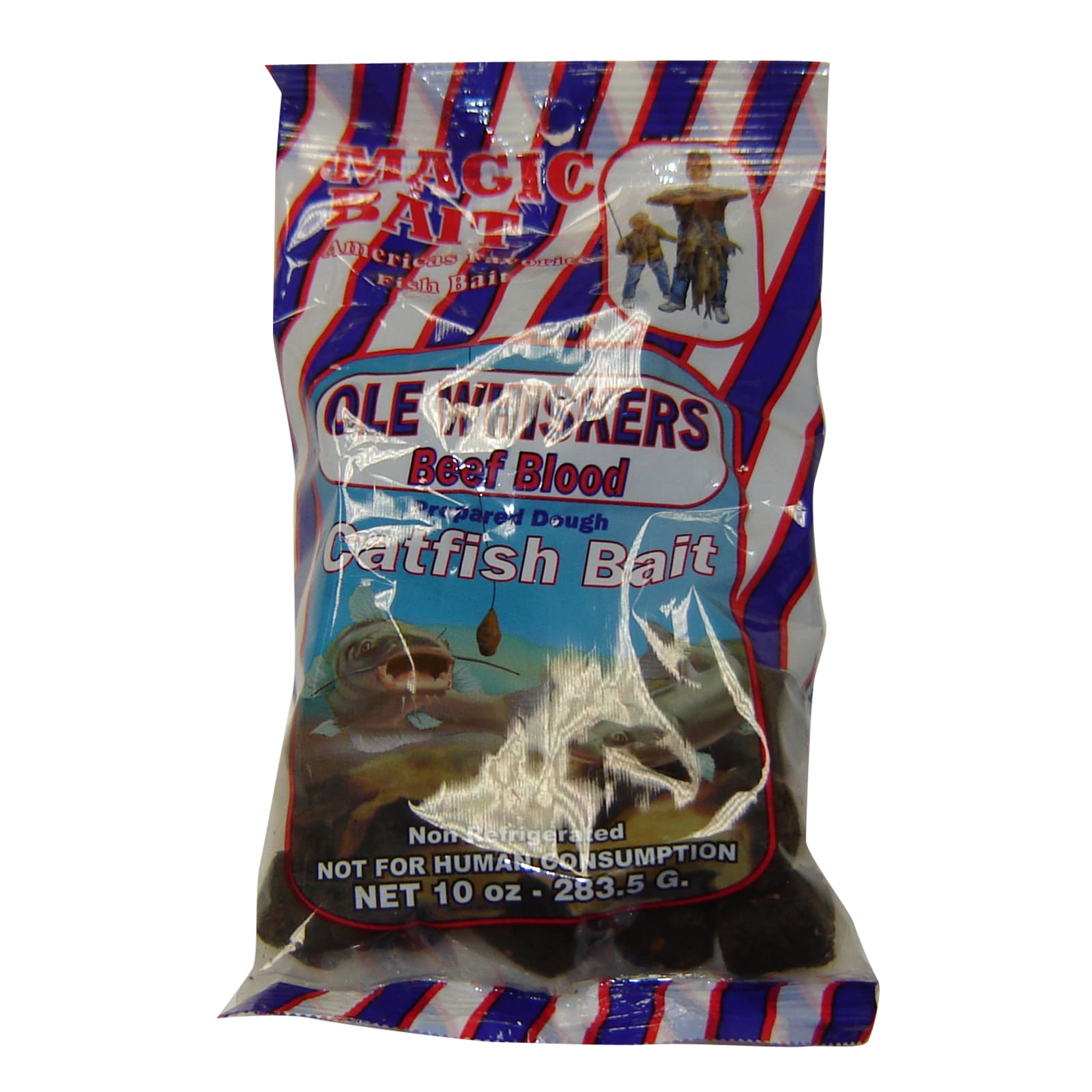 Cubed Catfish Bait - Ole Whiskers Beef Blood by Magic Bait at