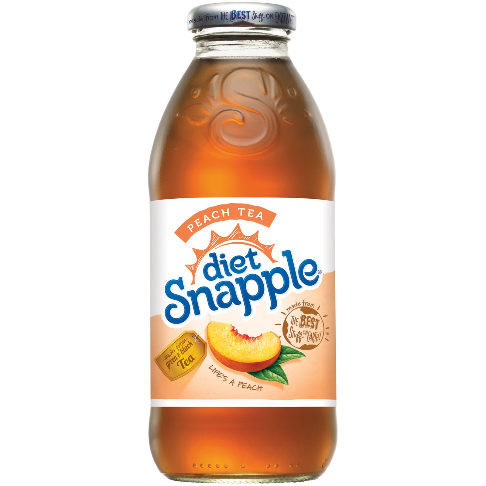 Snapple Peach Tea - 16 fl oz Bottle