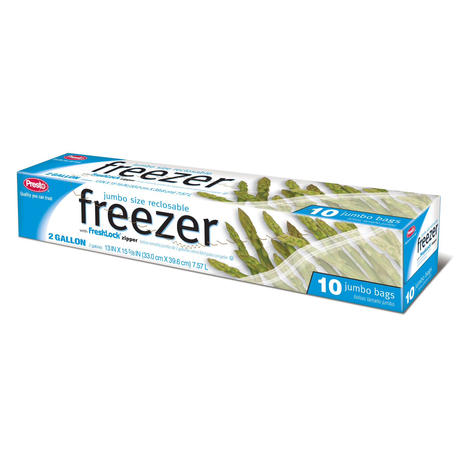 2 Gal. Reclosable Freezer Bags - 10 Ct. by Presto at Fleet Farm