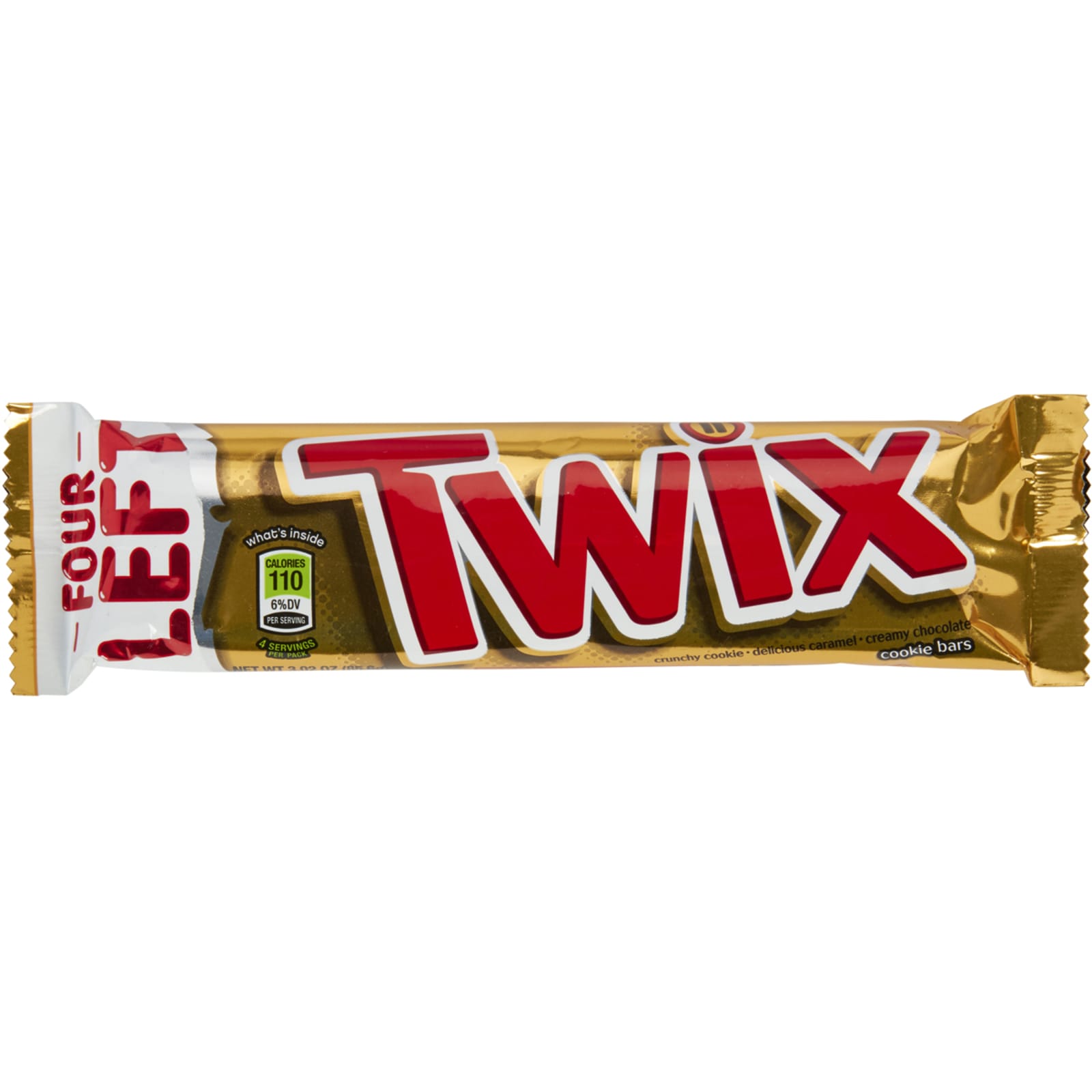 Twix Chocolate Cookie Candy Bars, 50 g, 36/BX