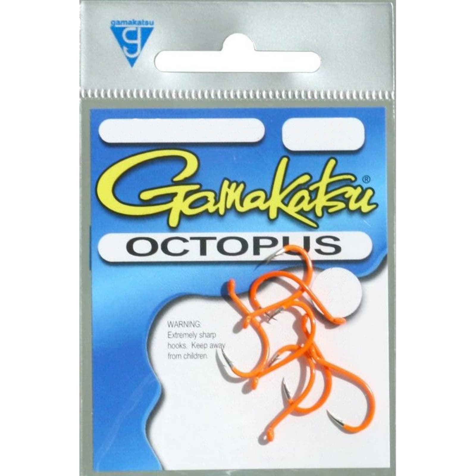 Octopus Hooks - Fluorescent Orange by Gamakatsu at Fleet Farm