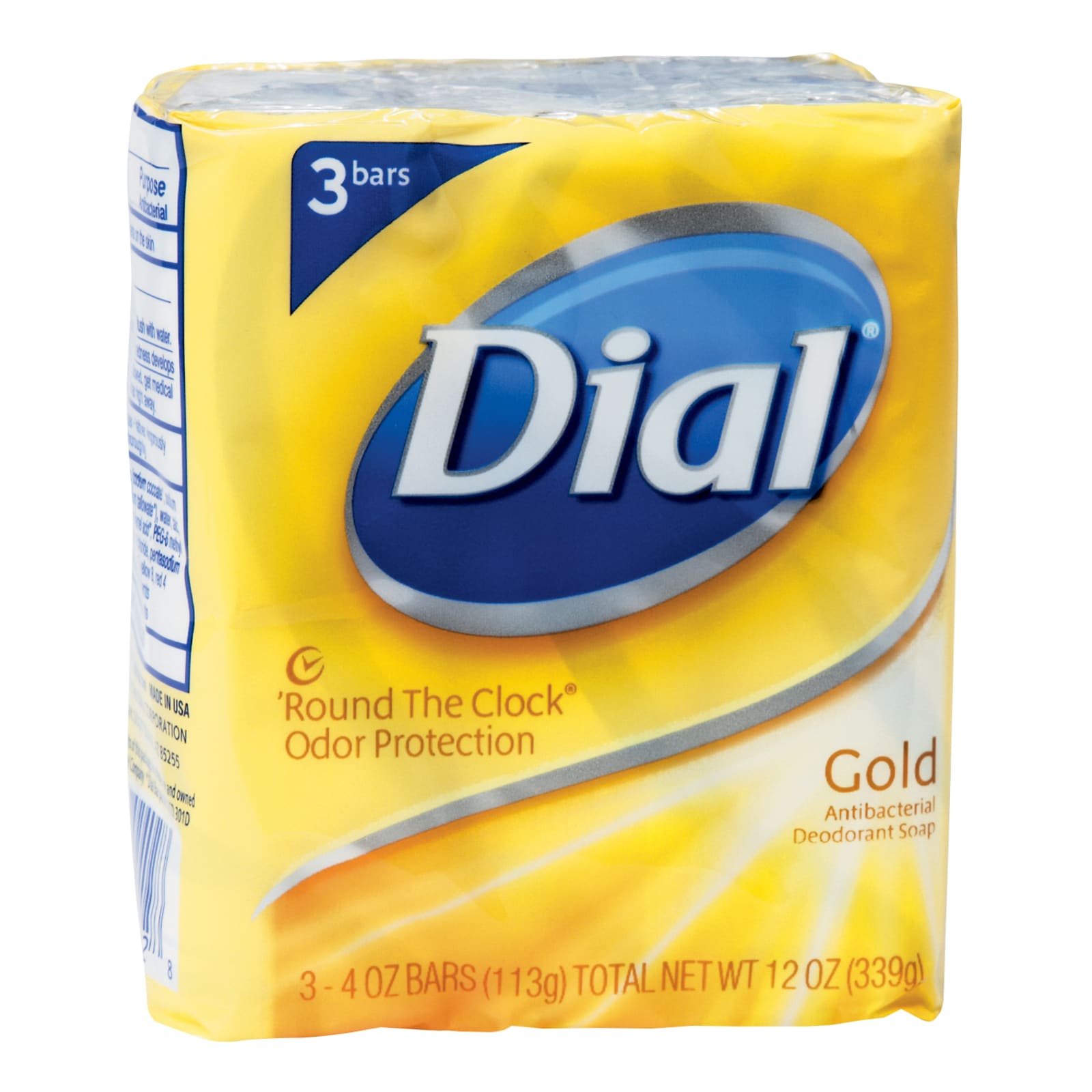 Dial Antibacterial Bar Soap, Gold, 3.2 oz, 2 Bars