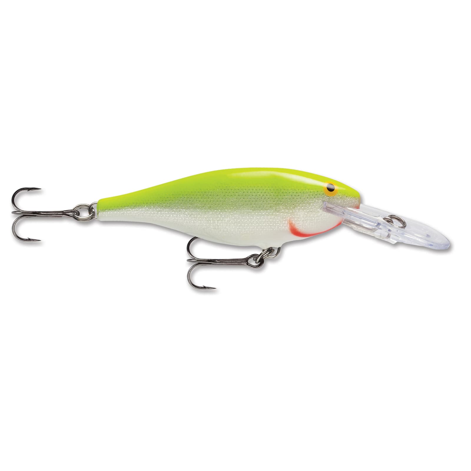 Rapala Shad Rap - Silver Fluorescent Chartreuse