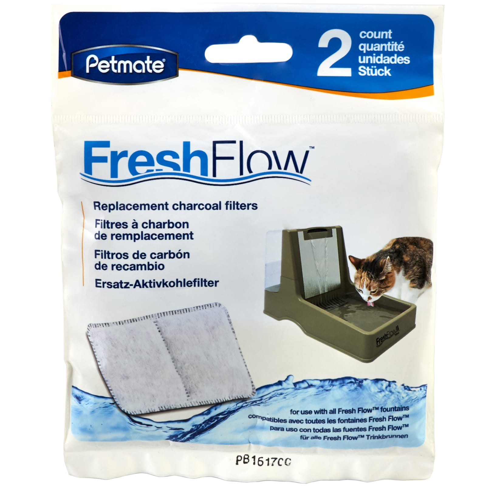 Fresh flow pet fountain hot sale filters