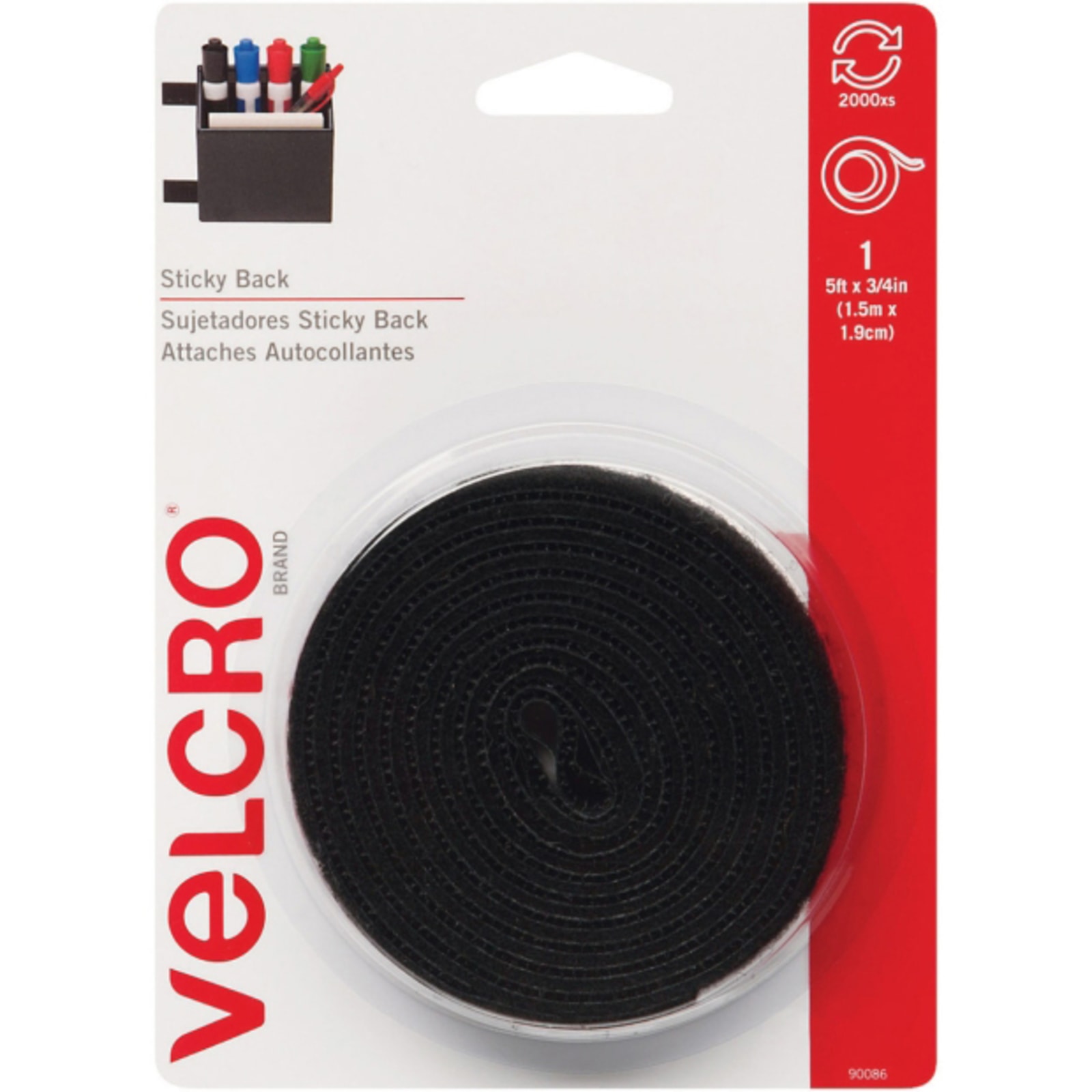 VELCRO Heavy-Duty Adhesive Tape - 4 Ft. by VELCRO at Fleet Farm