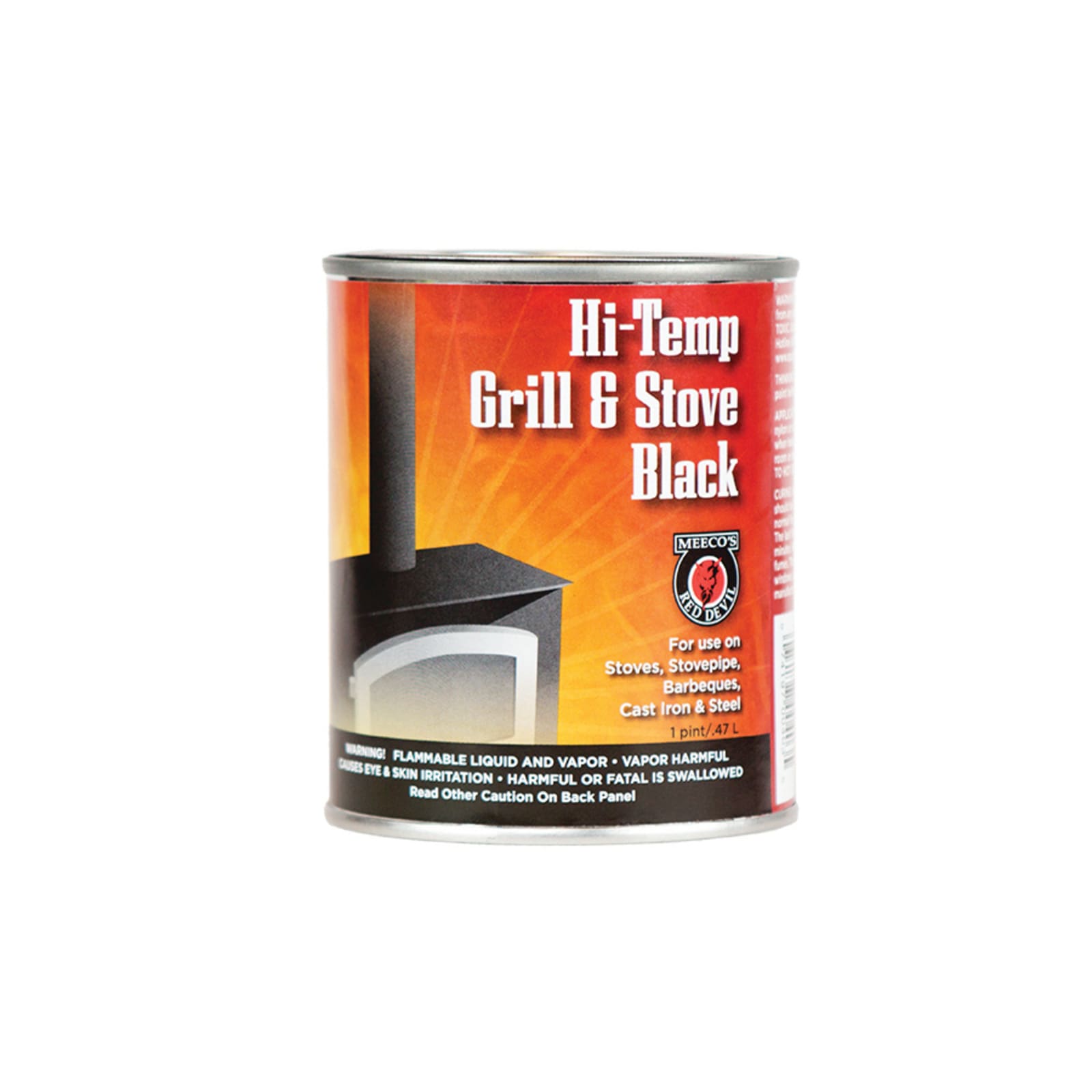 16 oz Hi-Temp Grill & Stove Black Paint by MEECO'S Red Devil at Fleet Farm