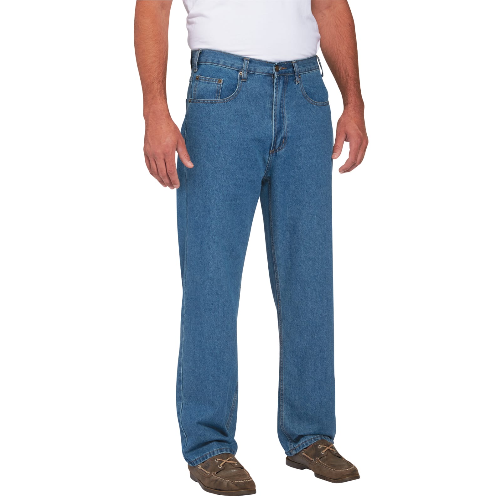 Men's Big & Tall Stonewash Relaxed Fit Denim Jean by Field & Forest at  Fleet Farm