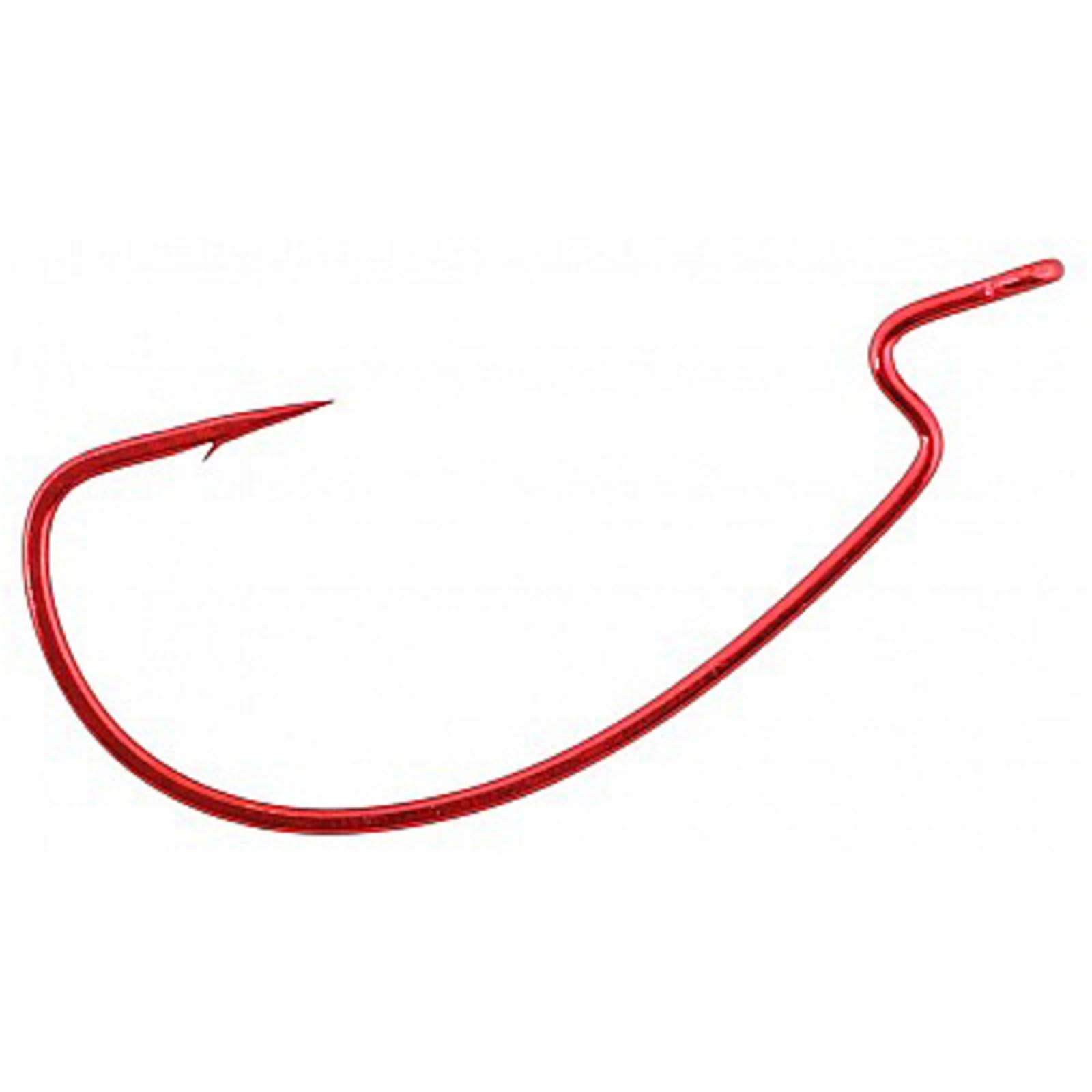 Offset Shank Worm Hooks EWG - Red by Gamakatsu at Fleet Farm