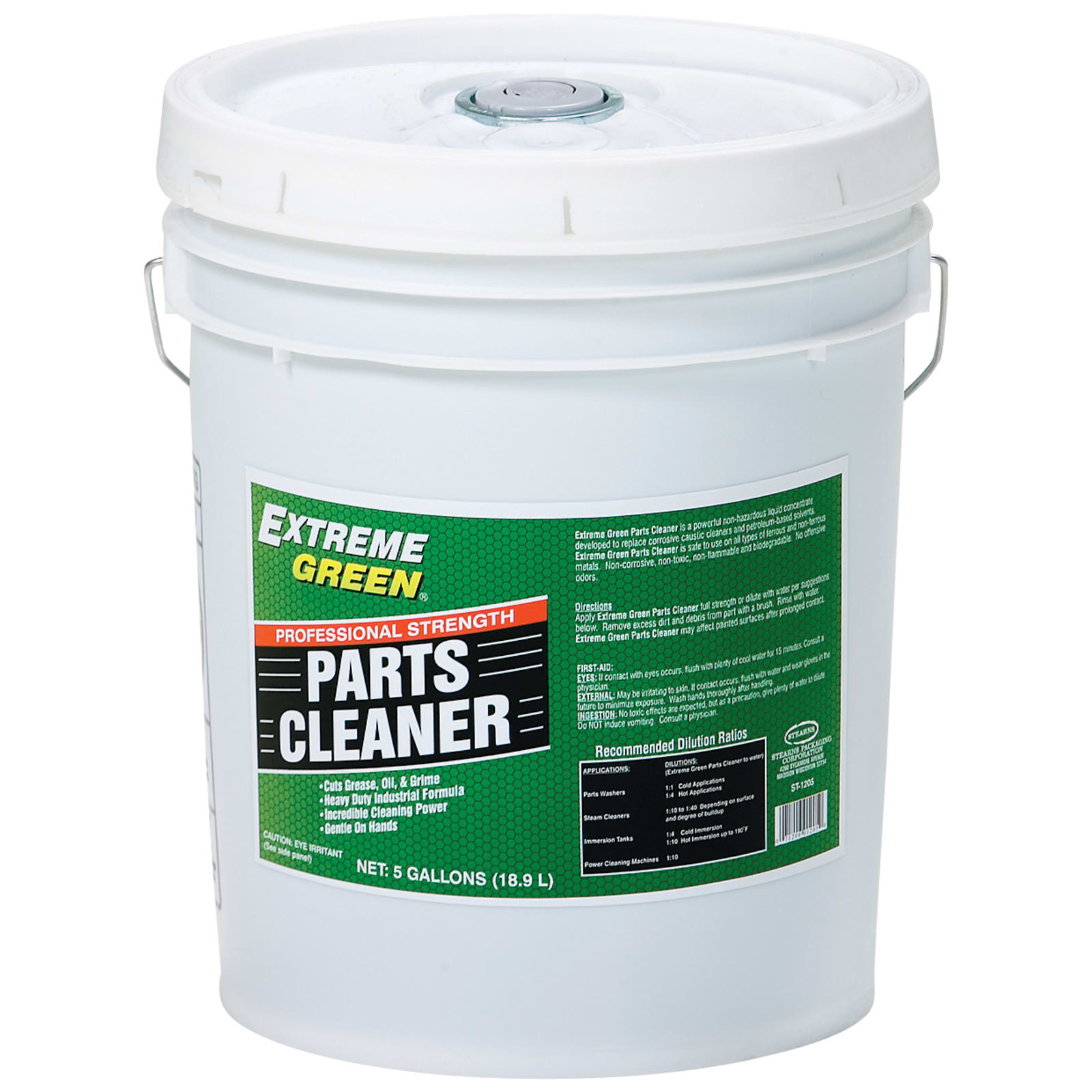 Renewable Lubricants 86634 Parts Cleaner/Degreaser, 5 Gal Pail