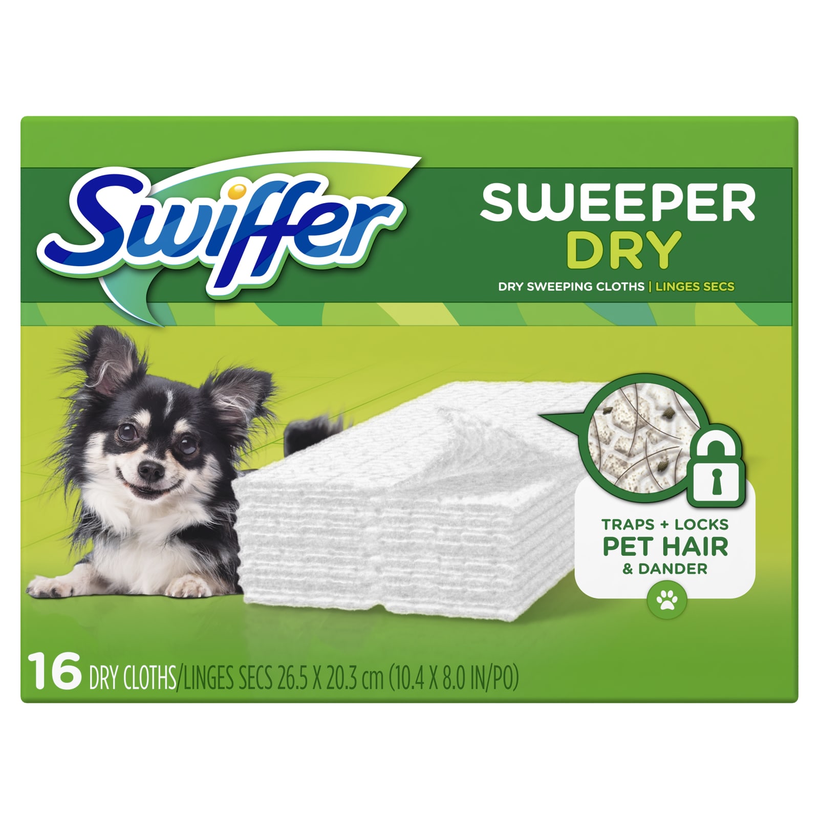 Swiffer Dry Sweeping Cloth Refills – Pack of 16