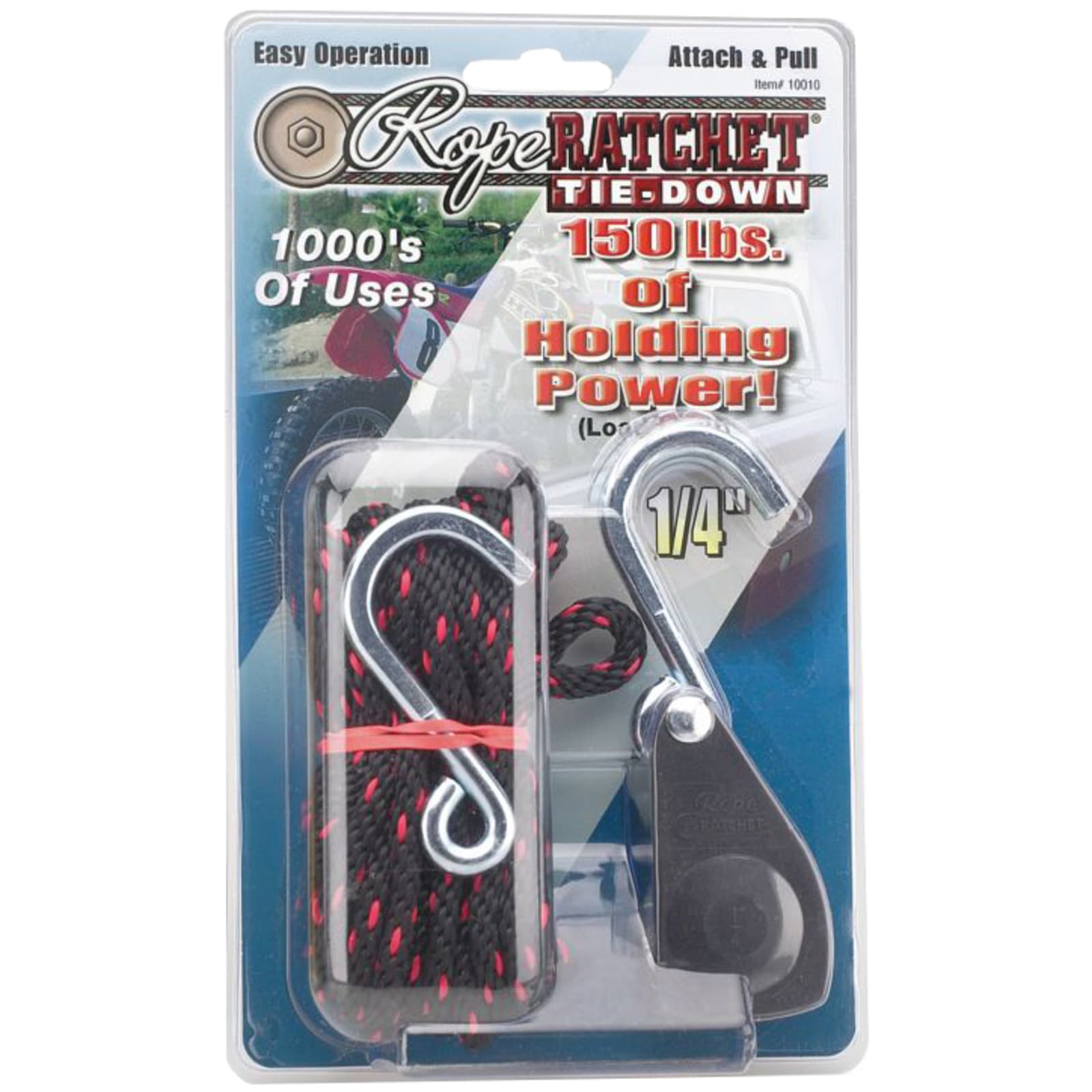 Rope Ratchet with 8' Rope 1/4