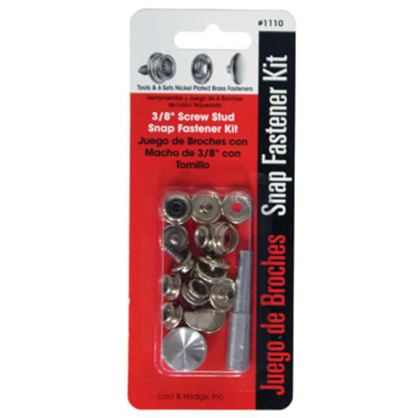 Snap Fastener Kit - Greschlers Hardware