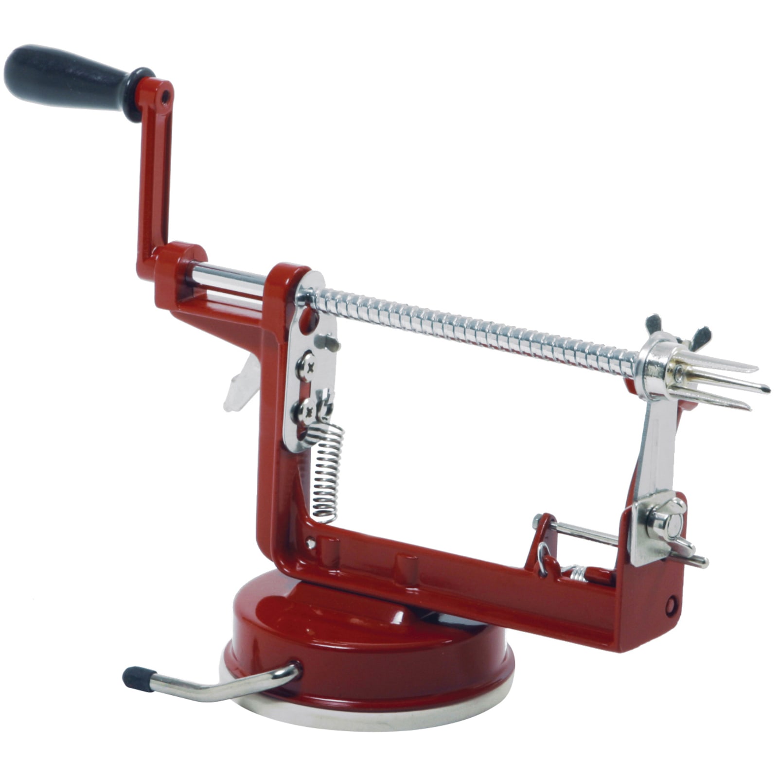 Norpro 865R Apple Master with Vacuum Base and Clamp, Red