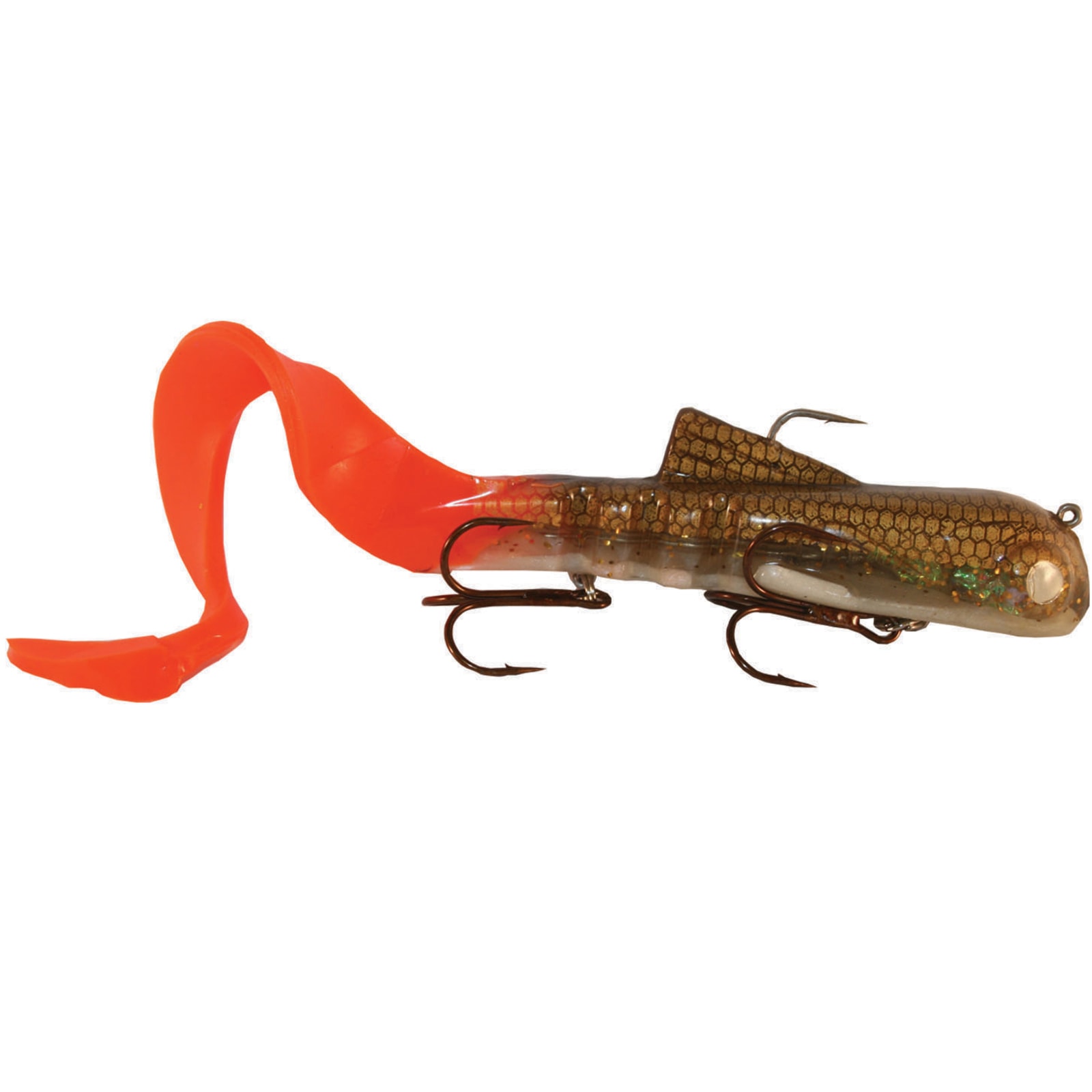 Bull Dawg 9 in Gold/Orange Walleye Lure by Musky Innovations at