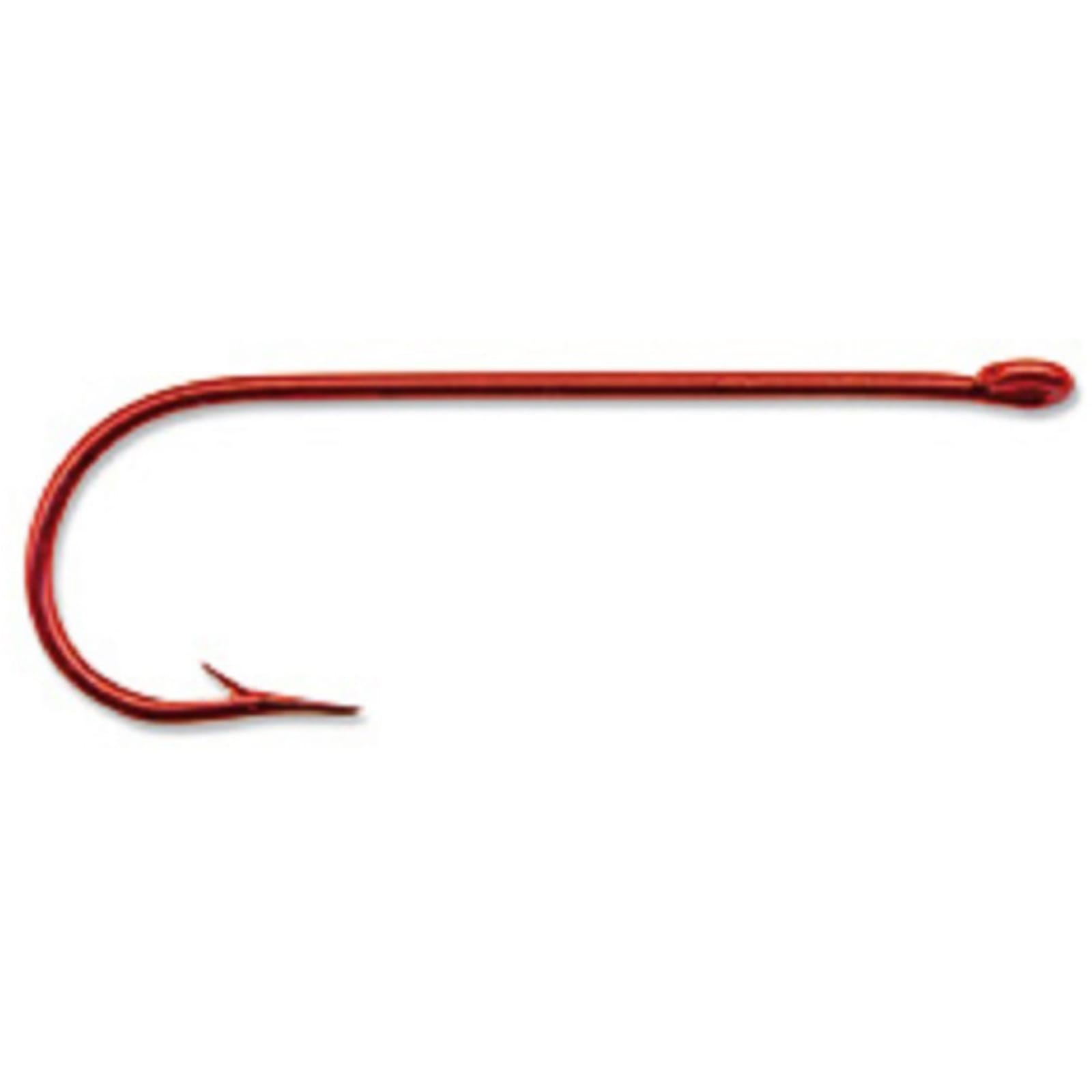 Mustad Aberdeen Hook Ringed - Red 6