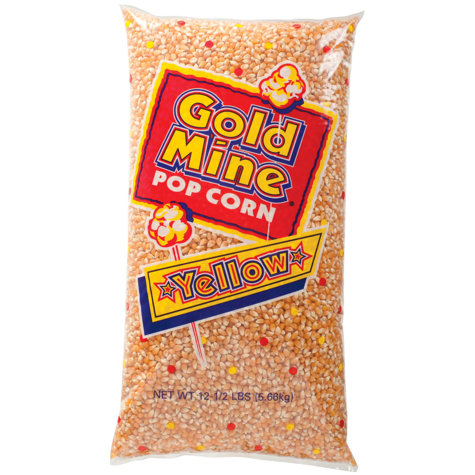 12 Count - 6.5 oz Bag of Yellow Popcorn