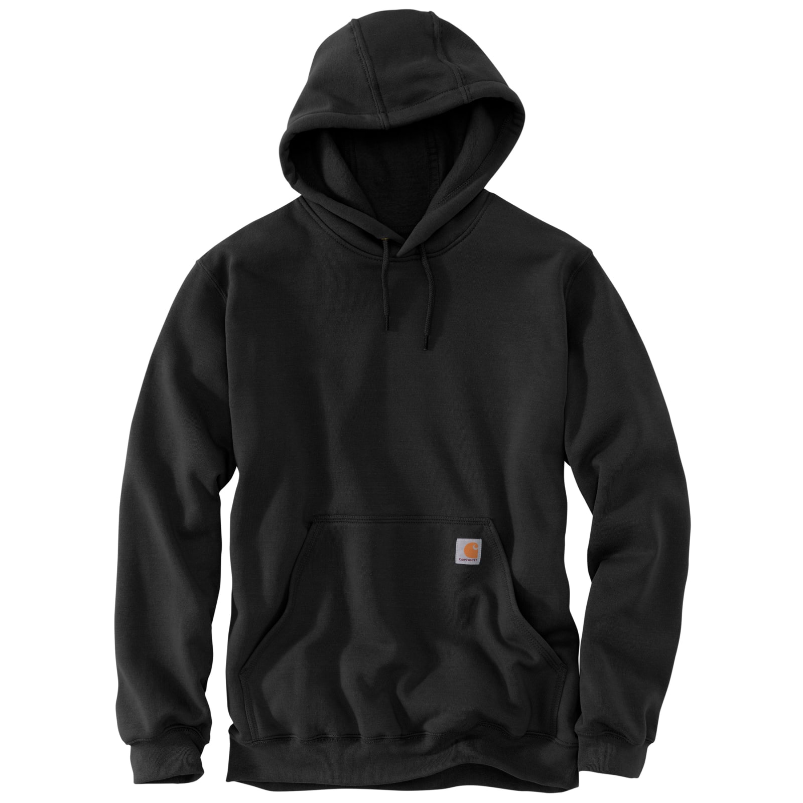 Men's Big u0026 Tall Black Midweight Long Sleeve Hoodie by Carhartt at Fleet  Farm