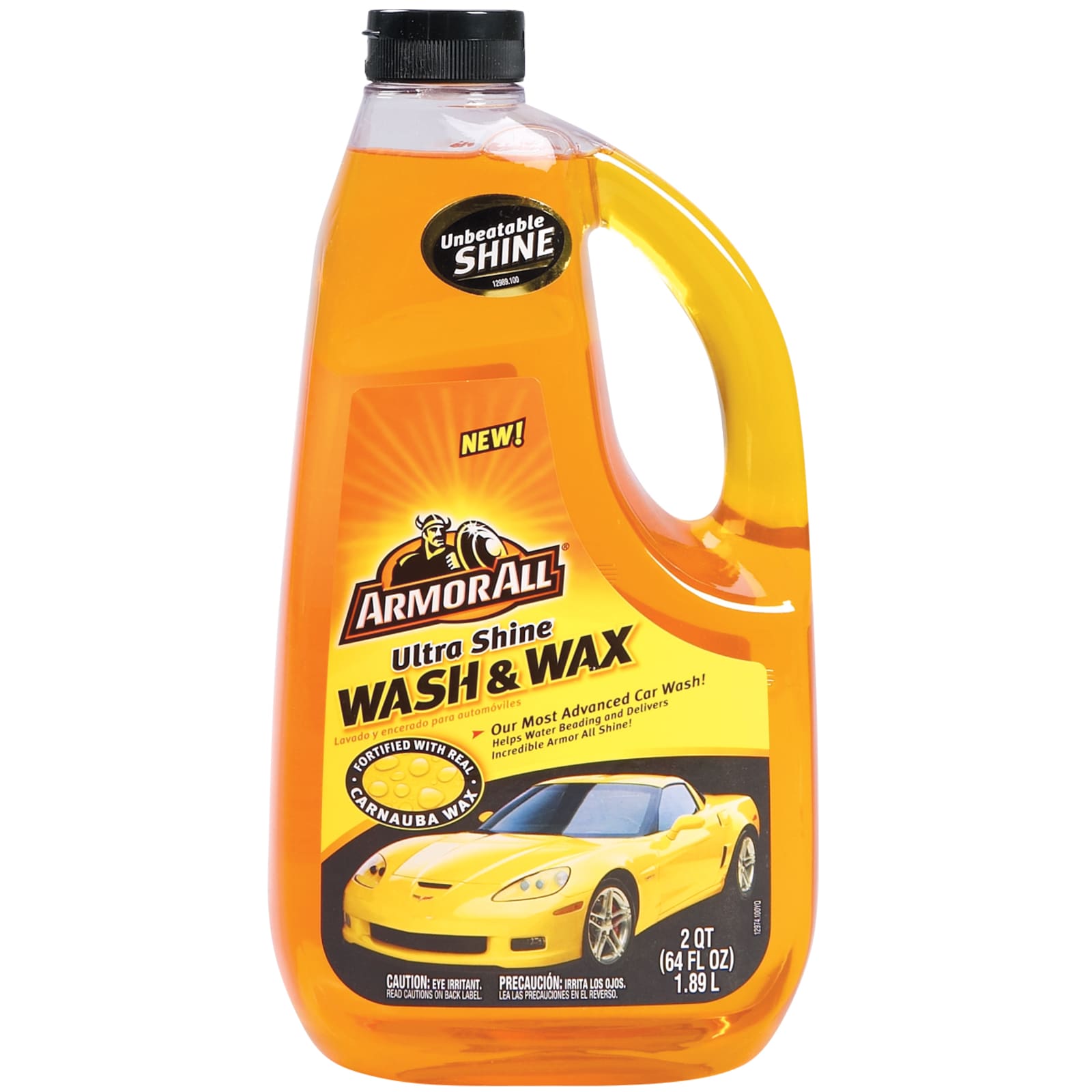 Armor All Ultra Shine Car Wash and Car Wax by Armor All, Cleaning Fluid for  Cars, Trucks, Motorcycles, 64 Fl Oz Each