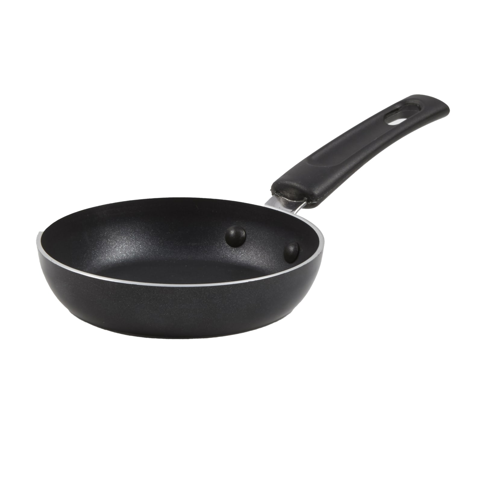 Small Frying Pan Tfal Nonstick 5 Inch With Lid Covered One Egg Wonder  Black, New