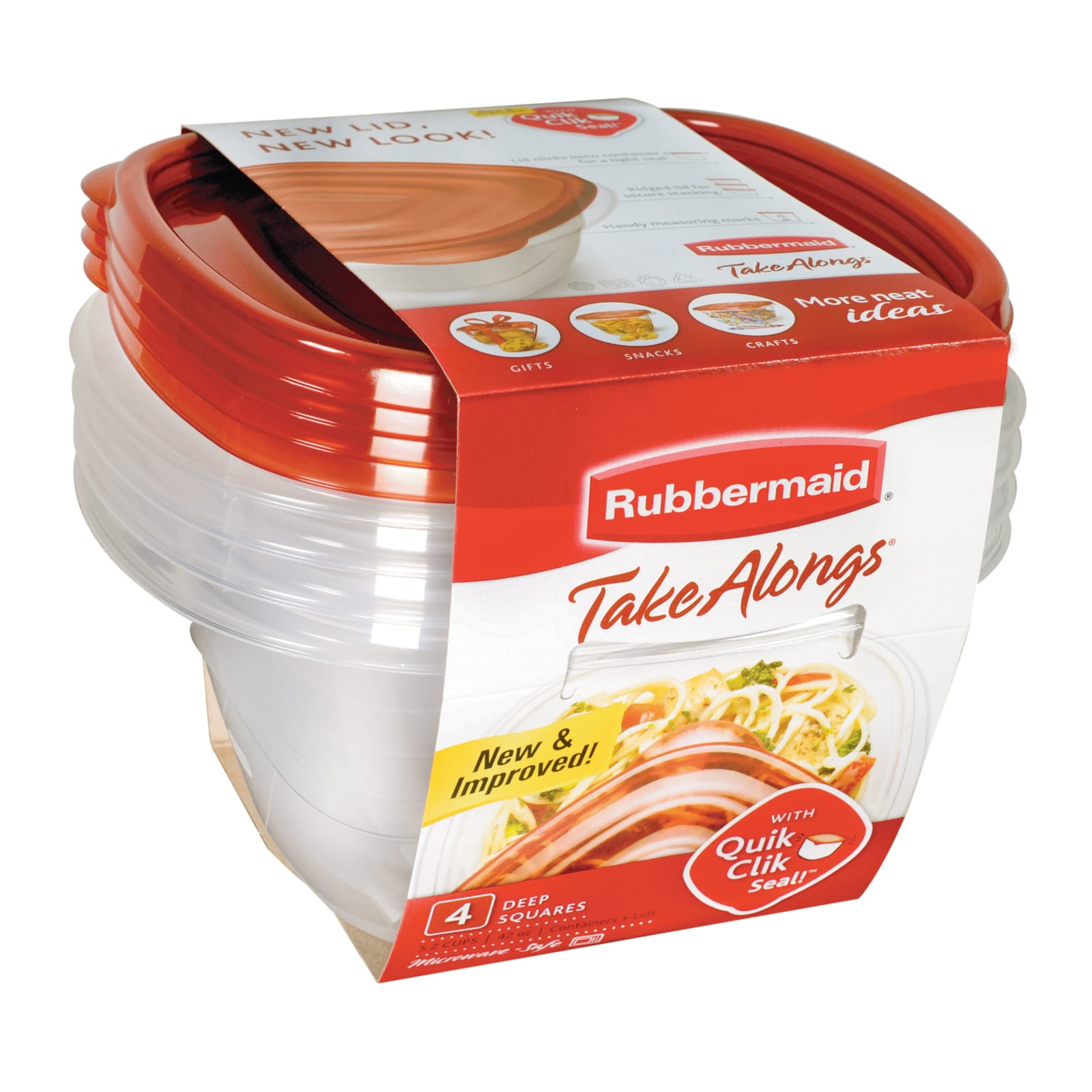 TakeAlongs 5 Pk. Mini Deep Squares by Rubbermaid at Fleet Farm