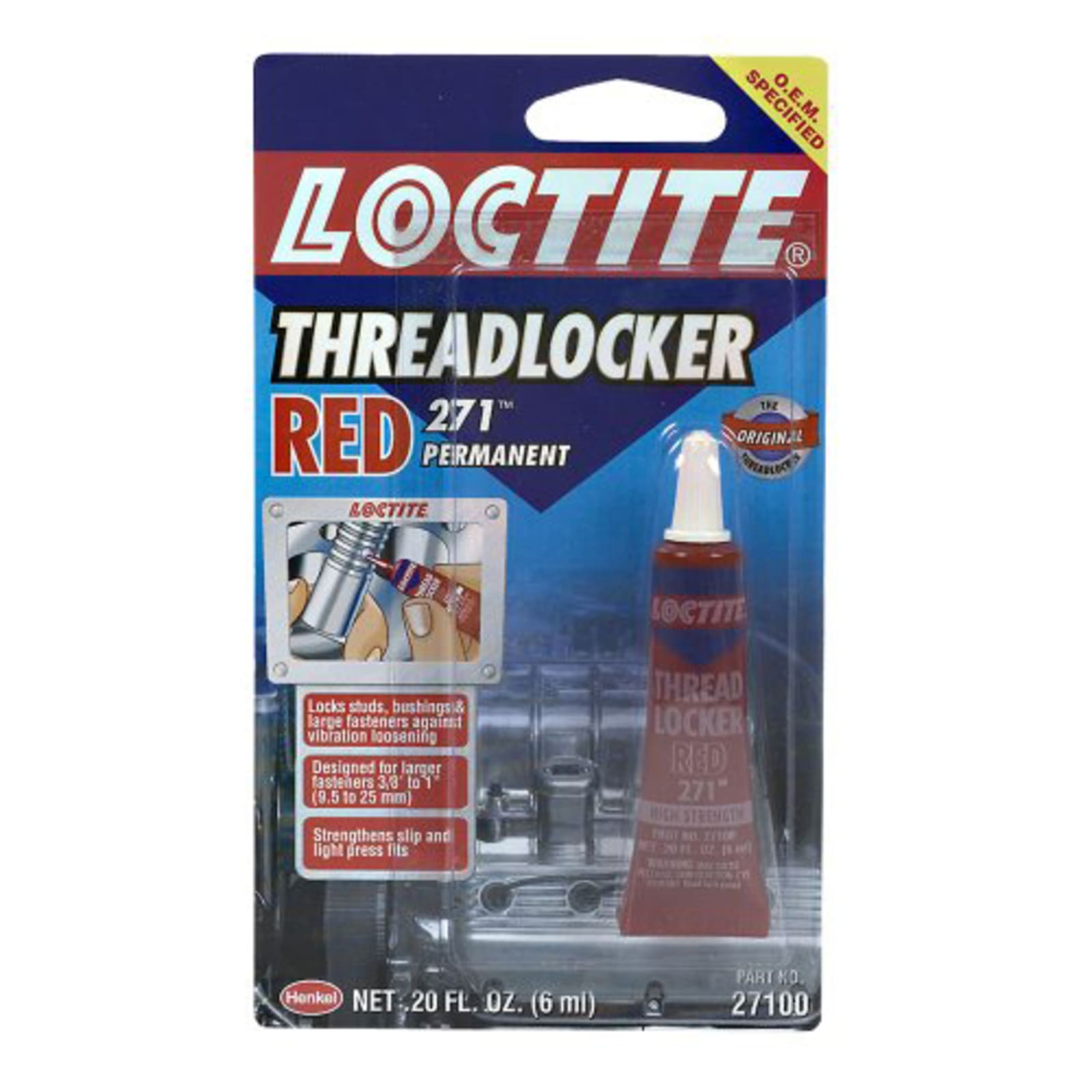 Loctite 271 Heavy Duty Threadlocker 6 ml 37421 | Rural King