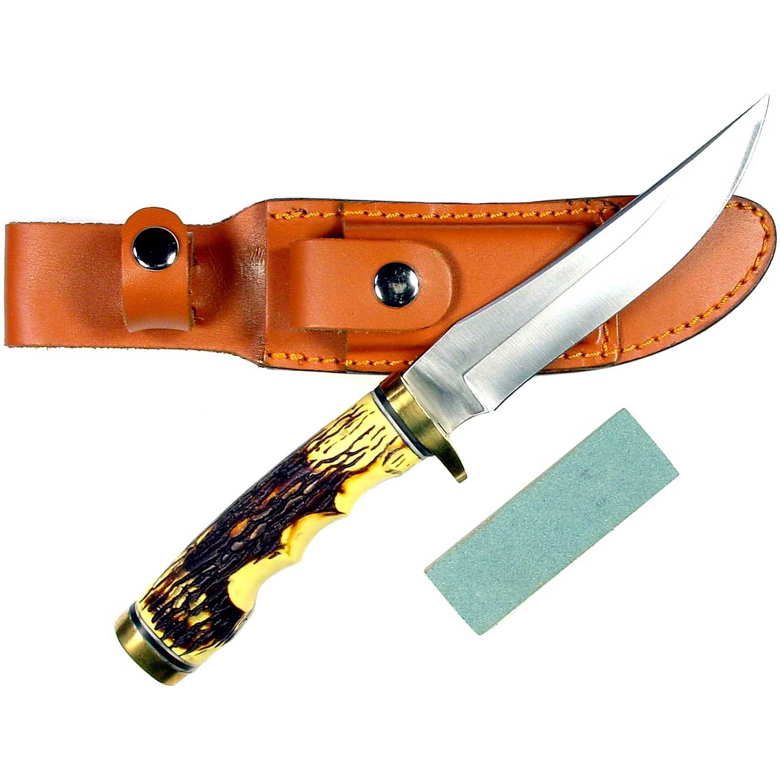 Durable Hunting Knife With Antler Handle And Vegetable - Temu