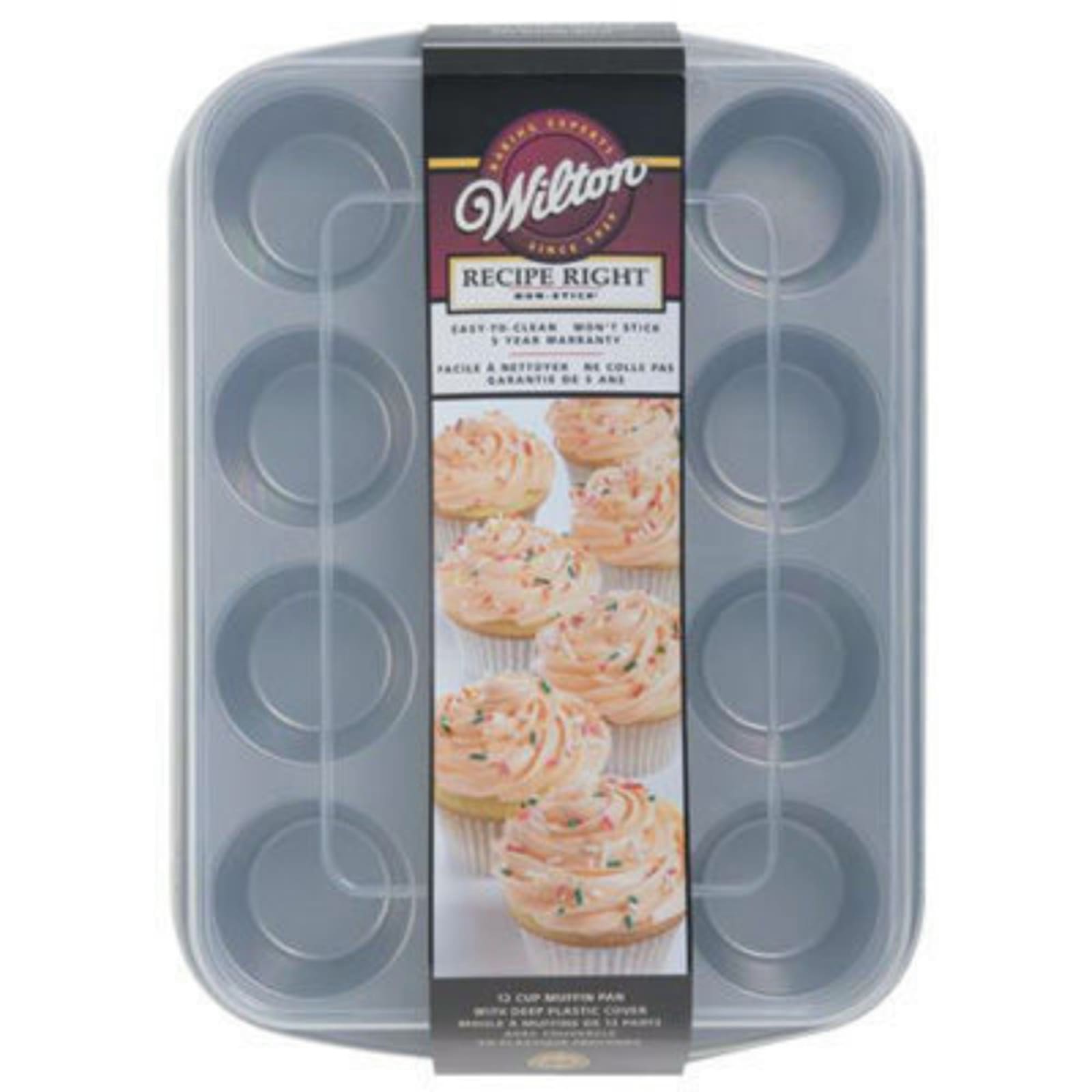 Wilton Recipe Right Non-Stick Mini-Muffin Pan, 12-Cup (2-Pack