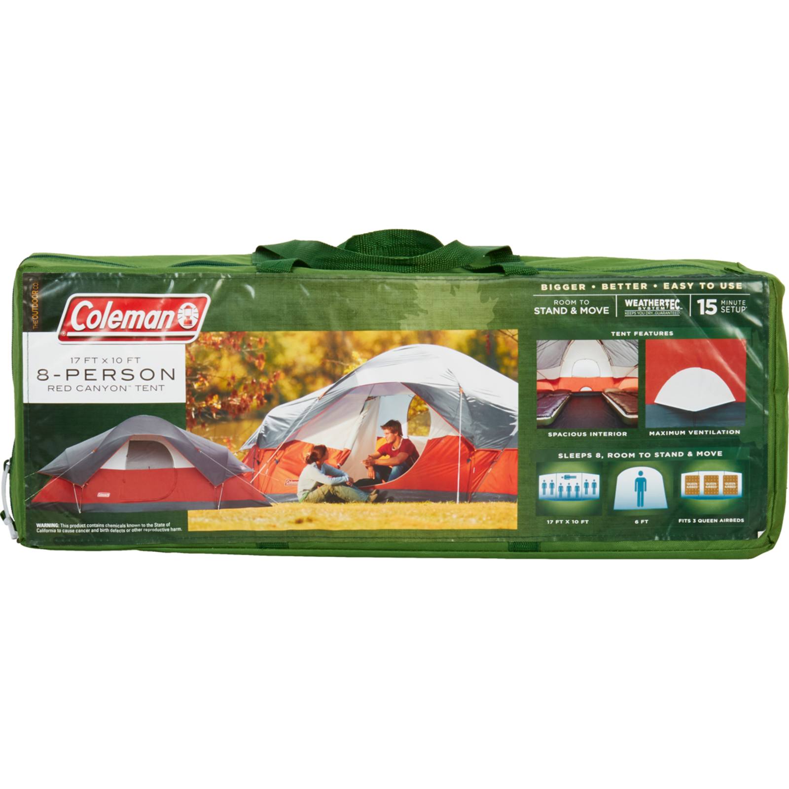 Red Canyon 17 ft x 10 ft 8-Person Outdoor Camping Large Tent by Coleman at  Fleet Farm