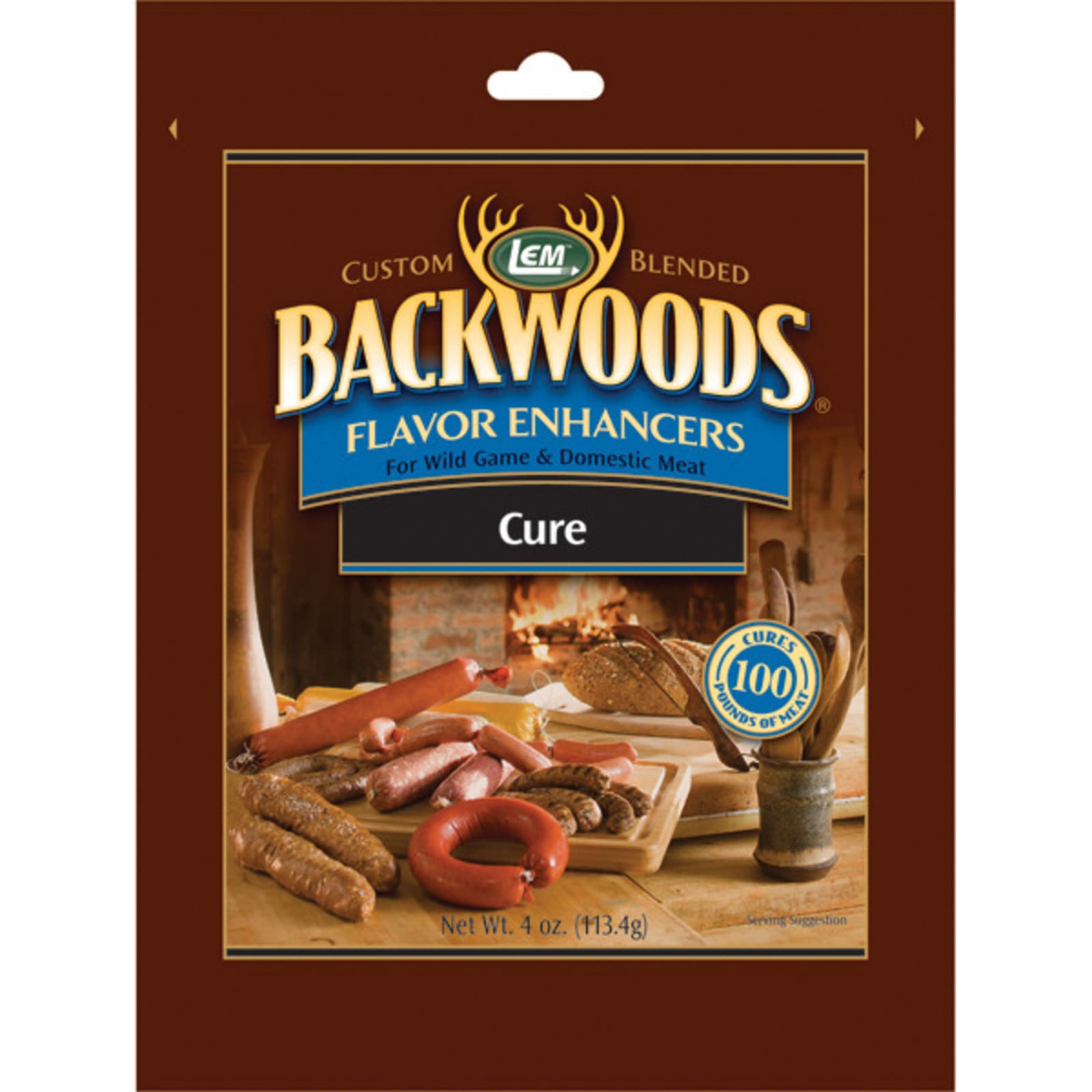 LEM Backwoods 4 oz Cure Custom Blended Meat Seasoning by LEM at