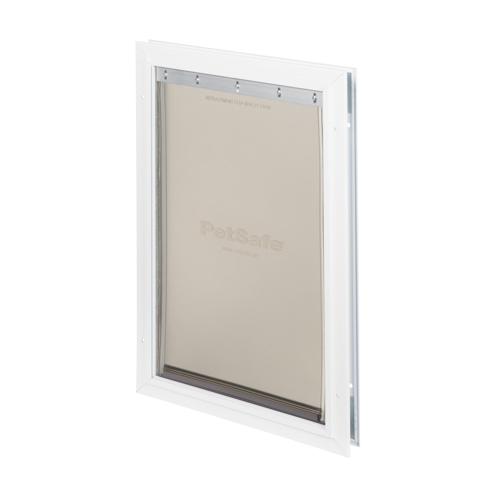 Large Freedom Premium Aluminum Pet Door in White by PetSafe at
