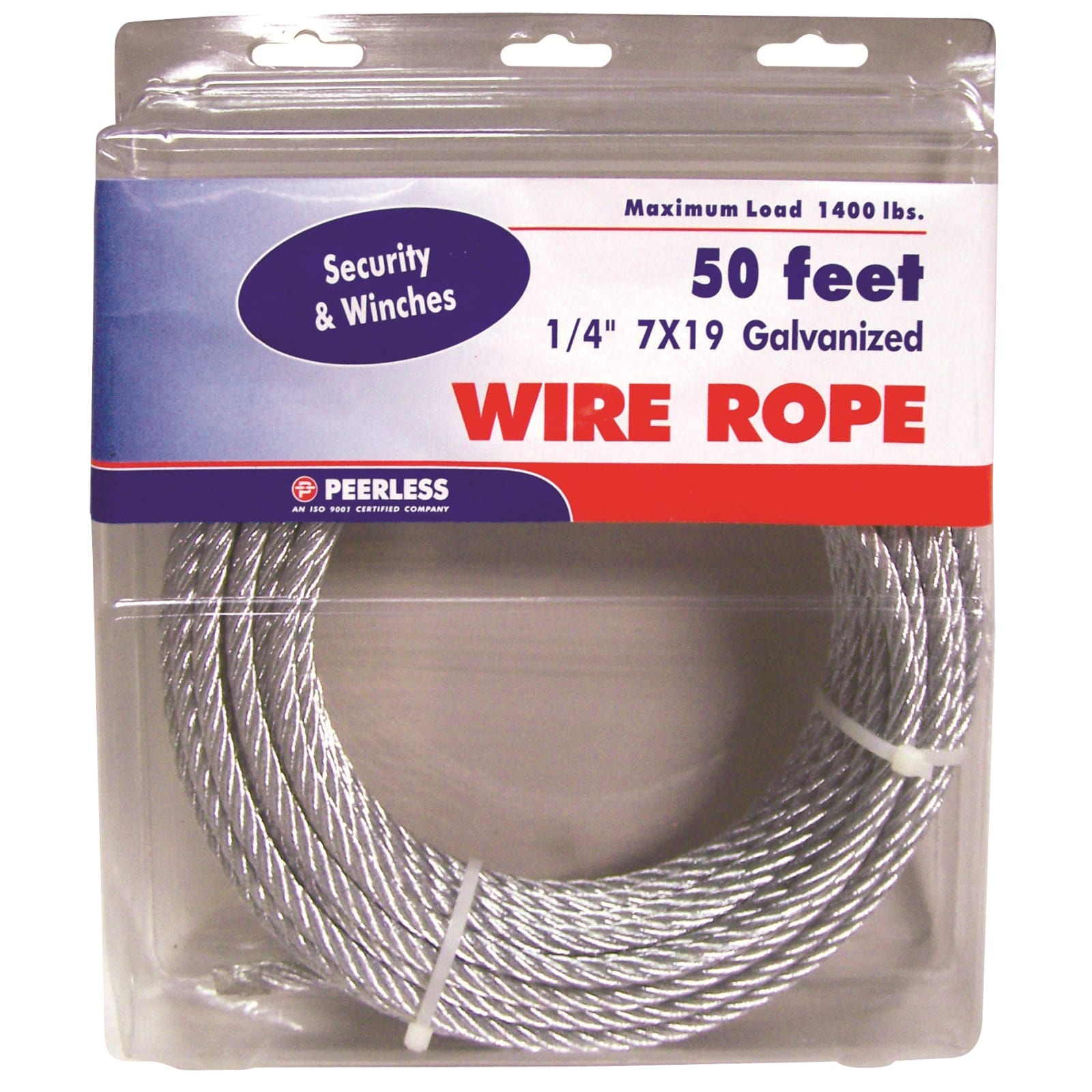 1/4 In. x 50 Ft. Galvanized Wire Rope by Peerless at Fleet Farm