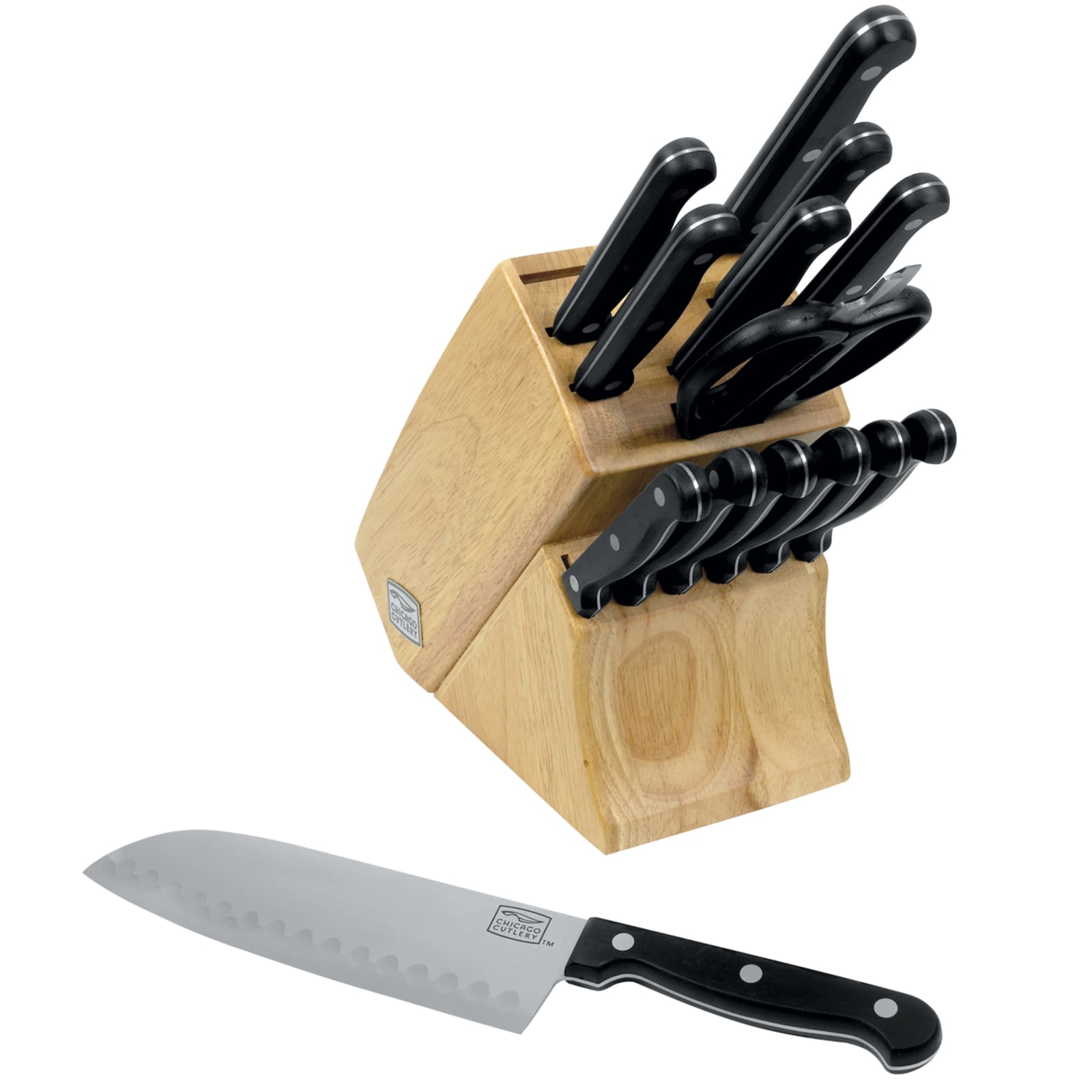 Chicago Cutlery Essentials Steak Knives, 4.5 Inches - 4 knives