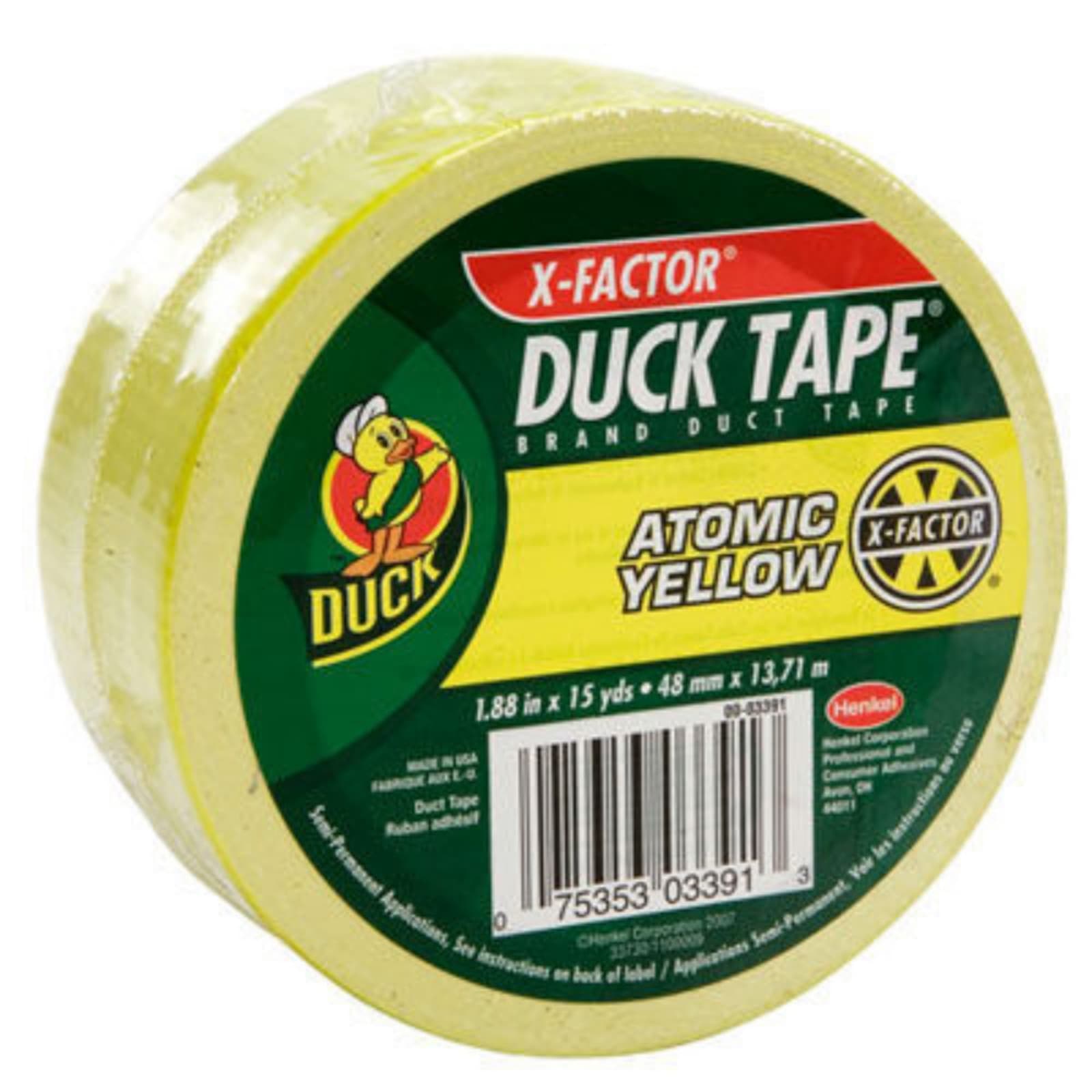 Duck Tape Atomic Yellow Duct Tape 1.88 in. x 15 yd.