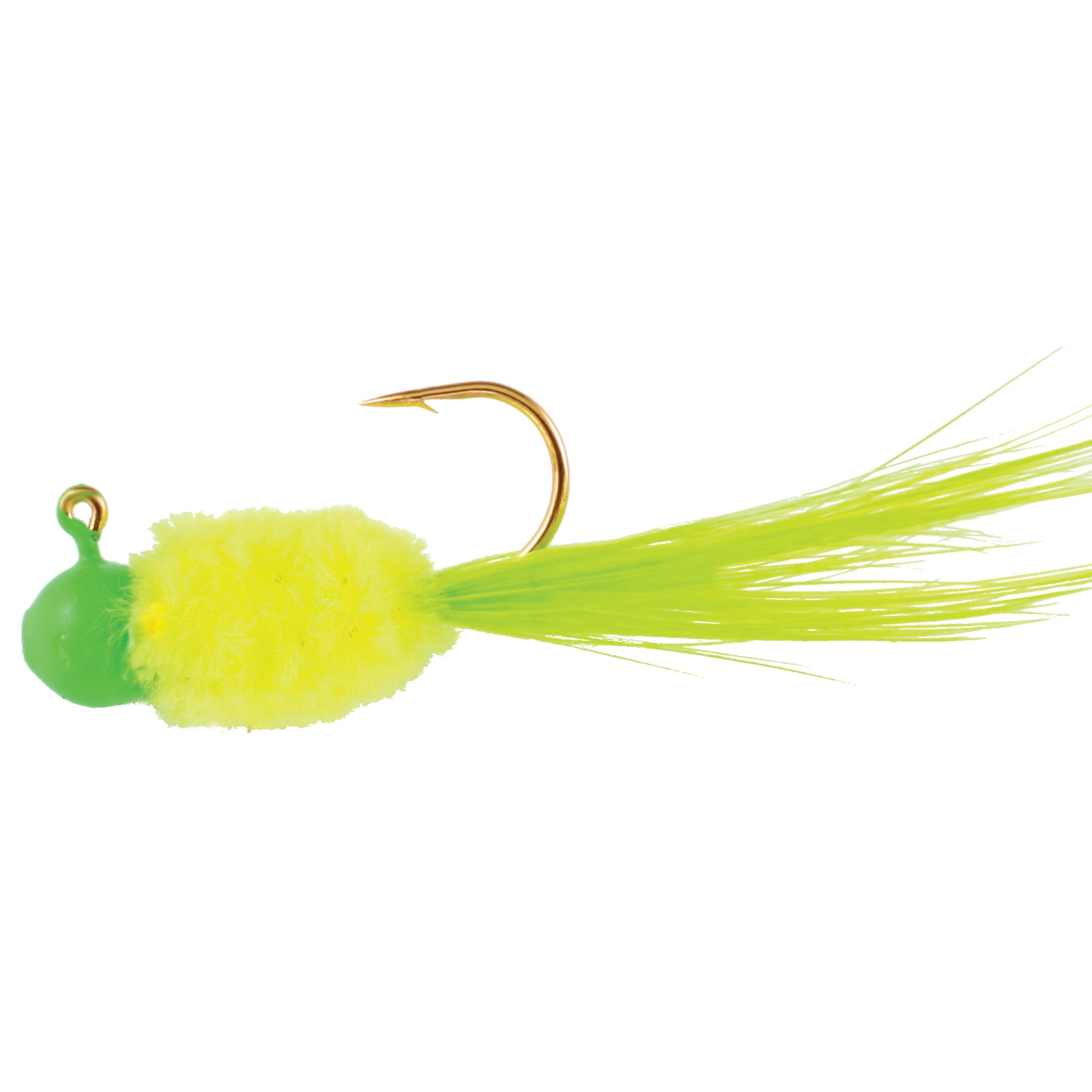 Lime Chartreuse Lime Slab Caller Jig by Team Crappie at Fleet Farm