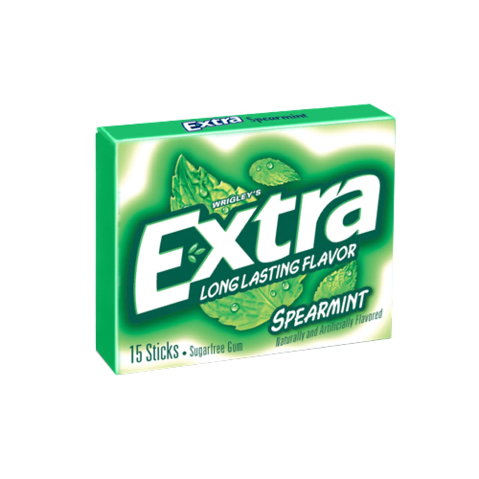 Extra Gum Mint Chocolate Chip Sugar Free Gum - 15 Stick (Pack of 3) 