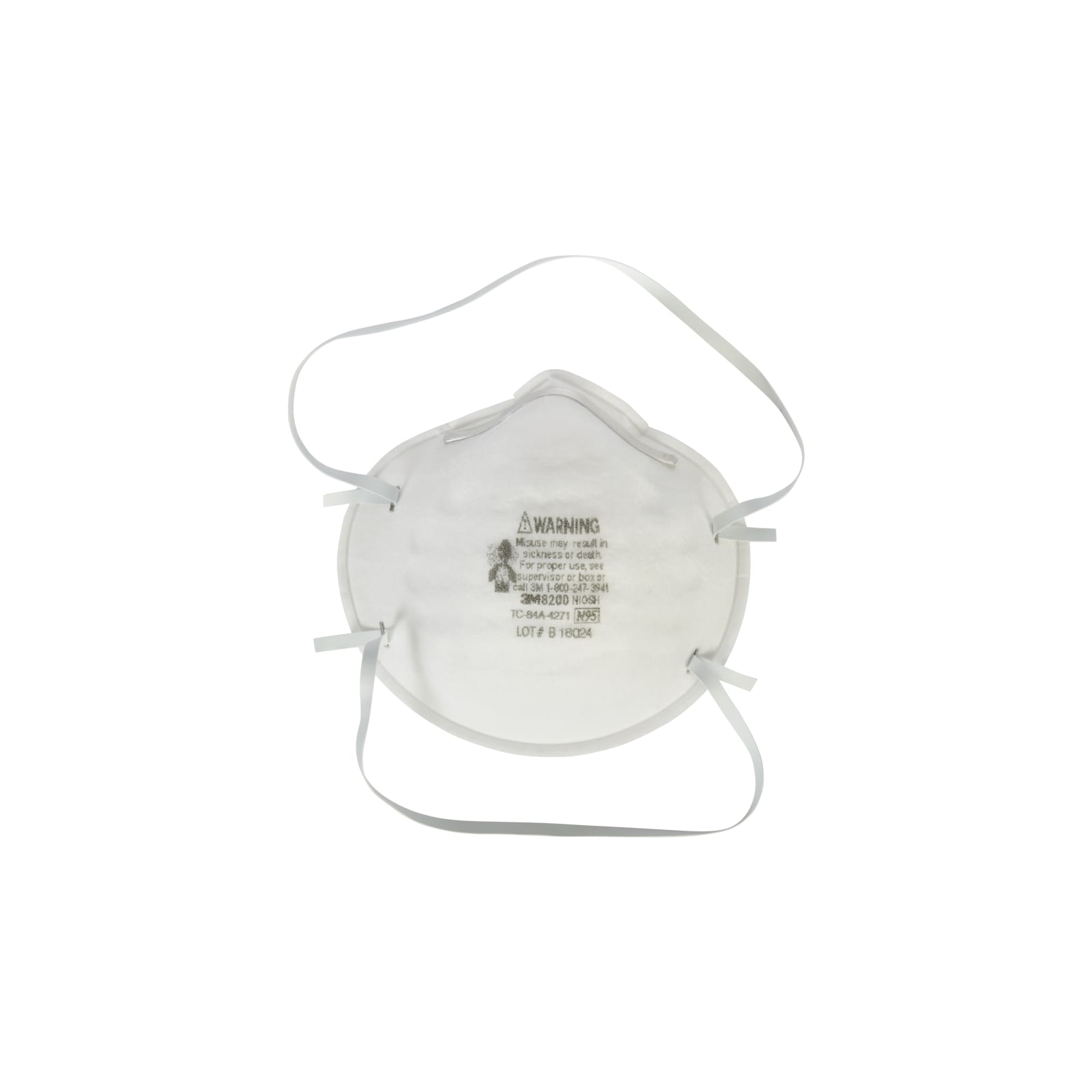 3M 8200 Lawn and Garden Respirator, N95, 2 per Pack