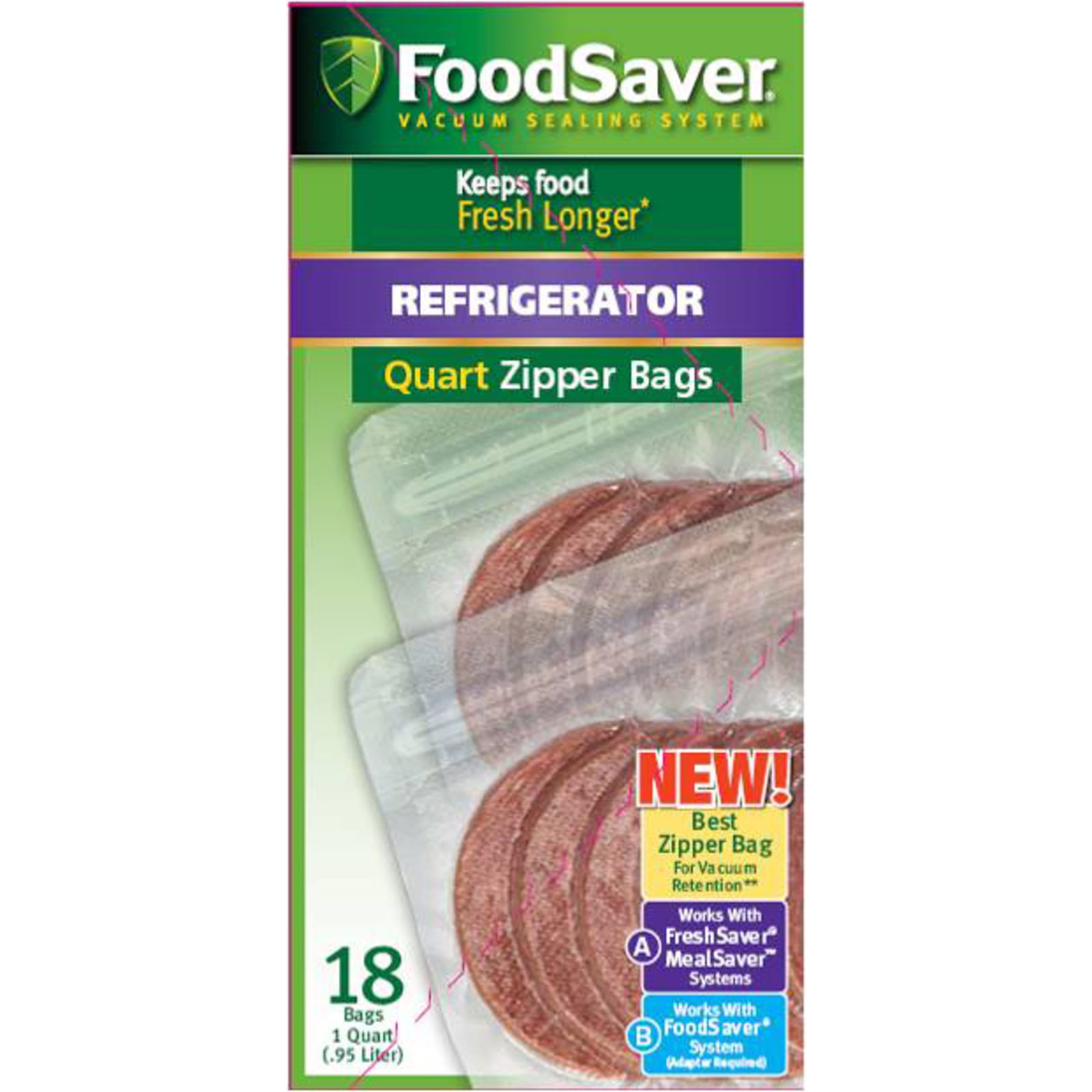 FoodSaver Quart Vacuum Seal Bags