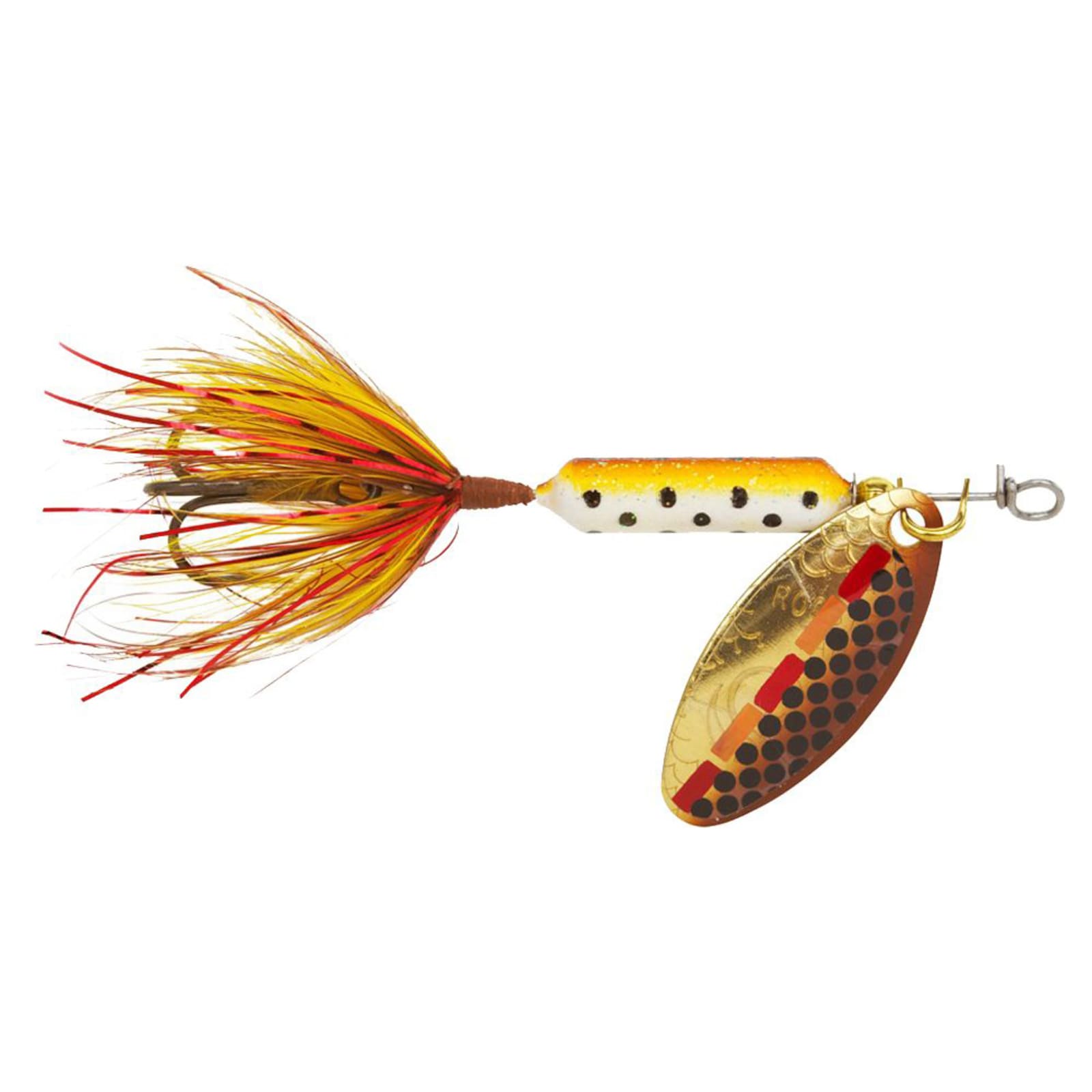 Tinsel Brown Trout Rooster Tail Spinner