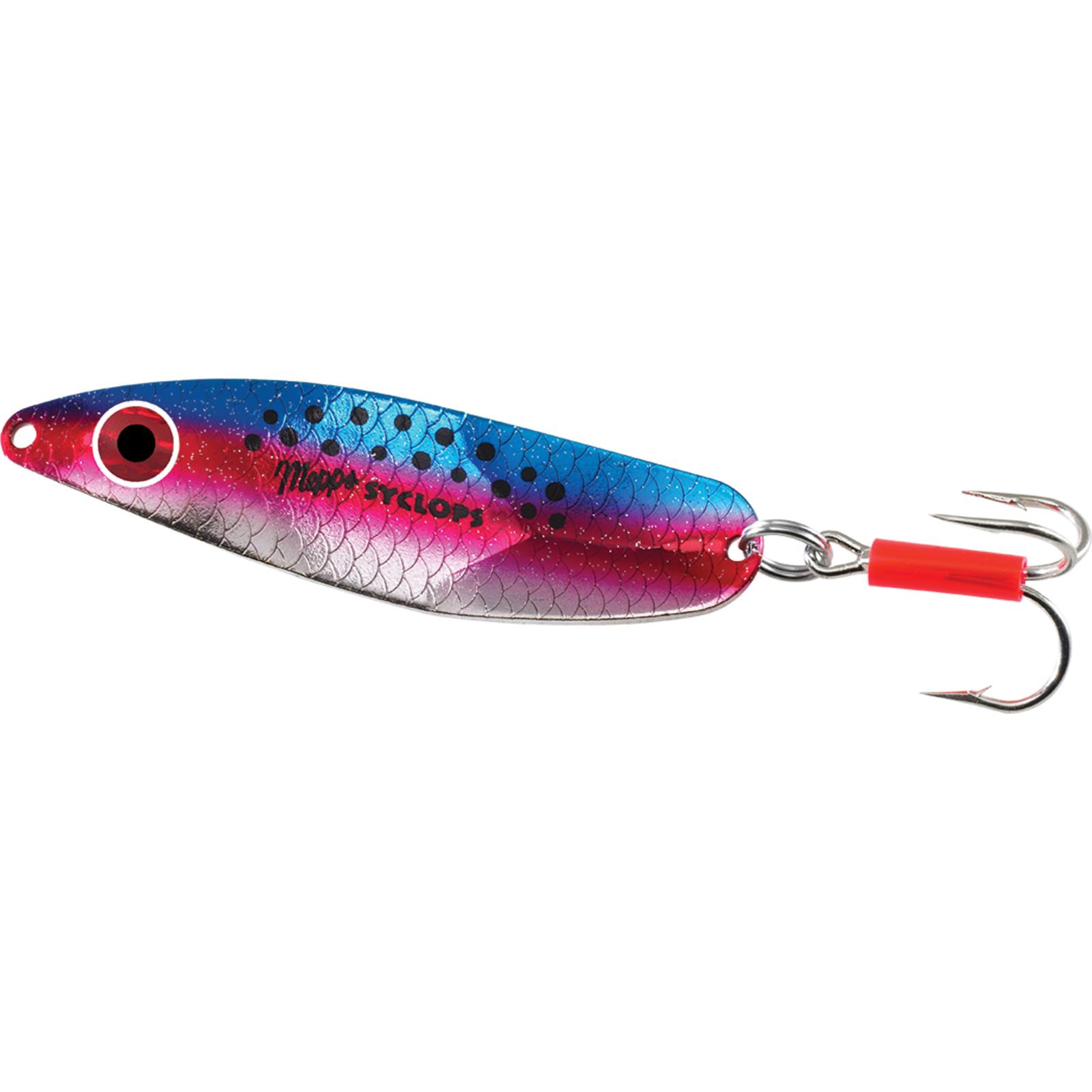 Syclops Plain Treble Hook Spoon - Rainbow Trout by Mepps at Fleet Farm