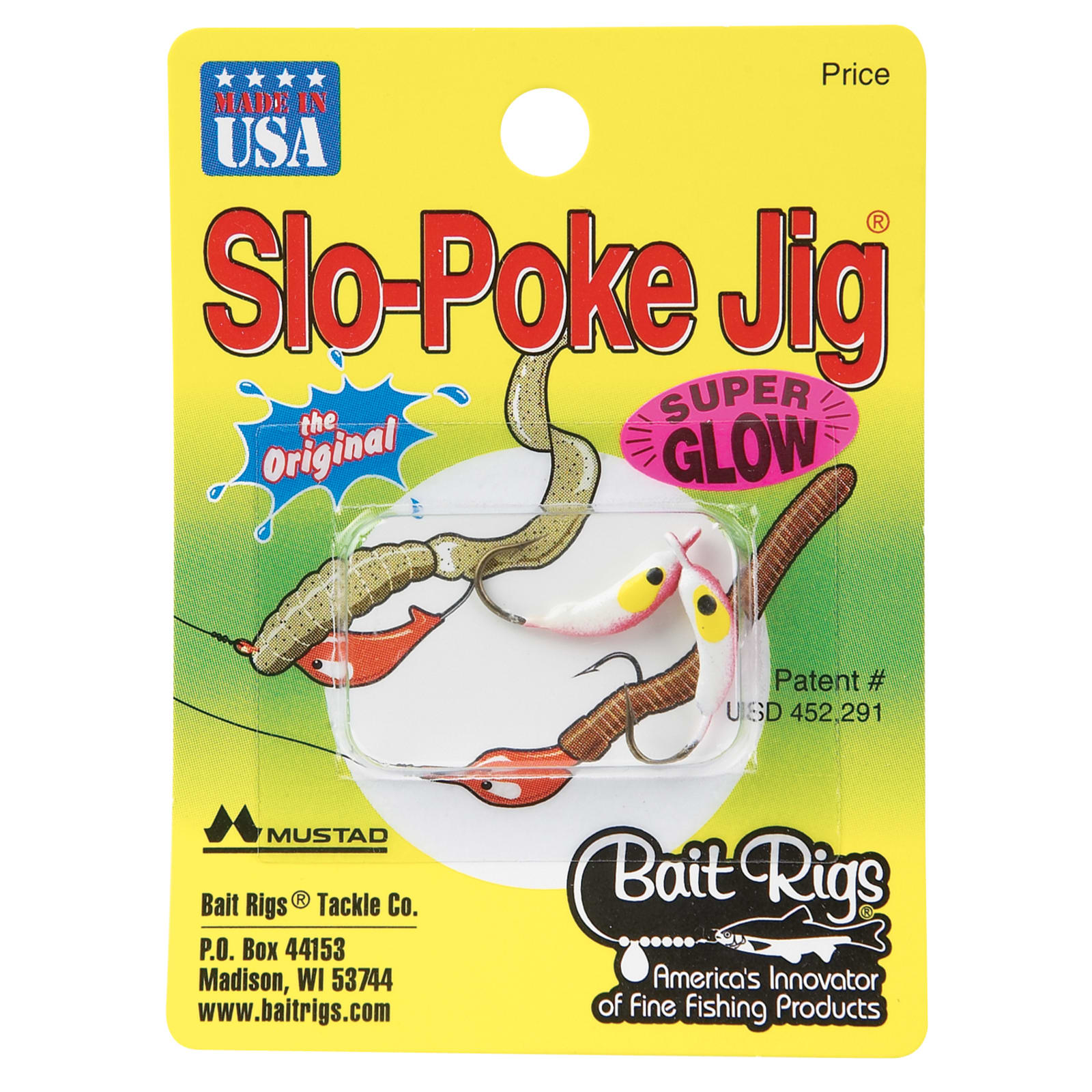 Slo-Poke Jig - Red White Glow