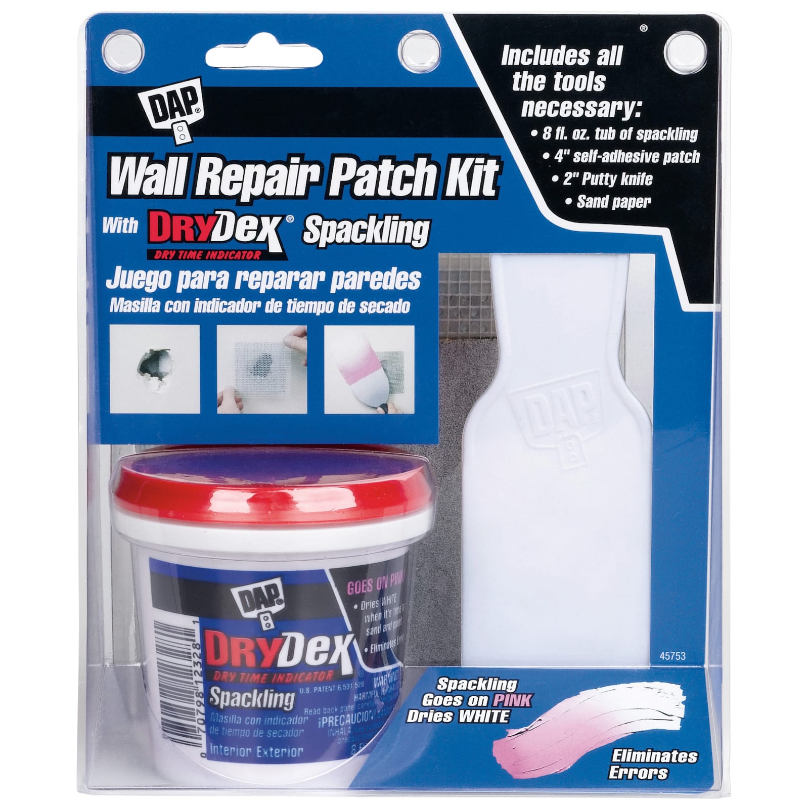Spackle patch sales kit