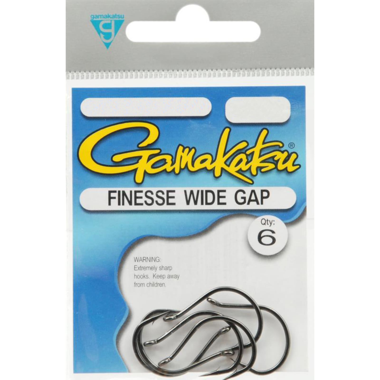 Finesse Wide Gap Fish Hook - NS Black by Gamakatsu at Fleet Farm