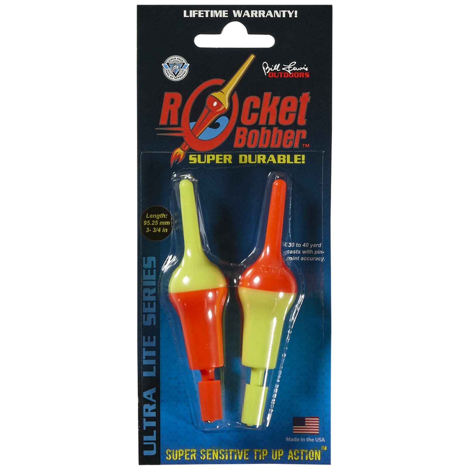 2 Pk. Ultra Light Series Multi-Color Bobbers by Rocket Bobber at Fleet Farm