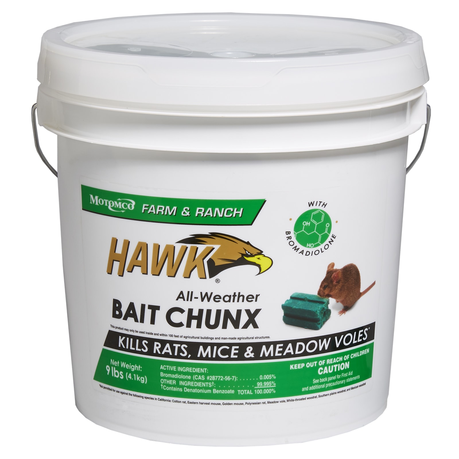 9 Lb All-Weather Rat & Mice Bait 1 Oz Chunx by Hawk at Fleet Farm