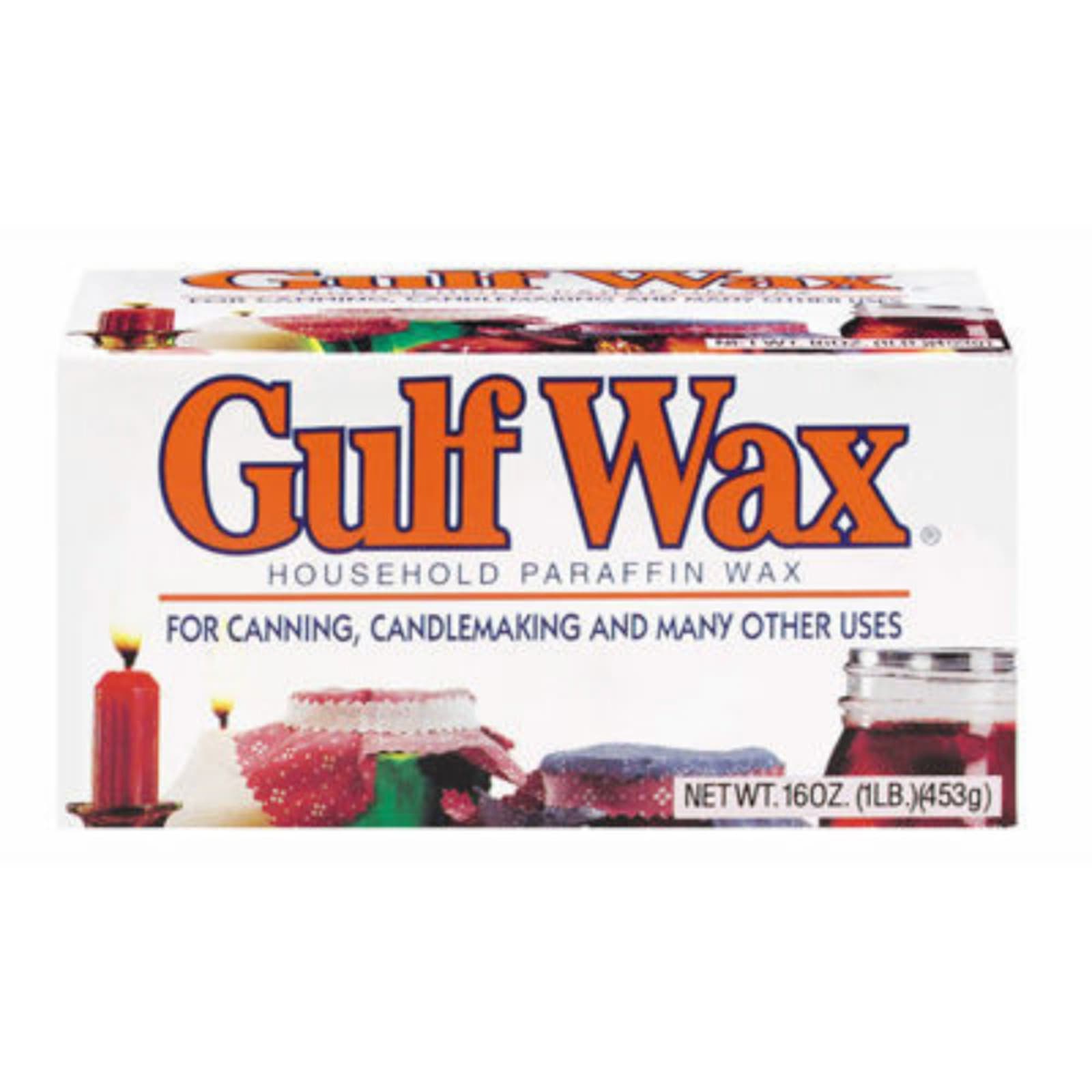 Gulf Wax Household Paraffin Wax 1 Pound Bars (3 Packs) 