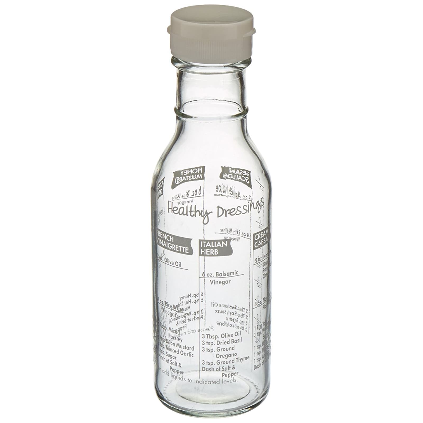 Glass Salad Dressing Bottle